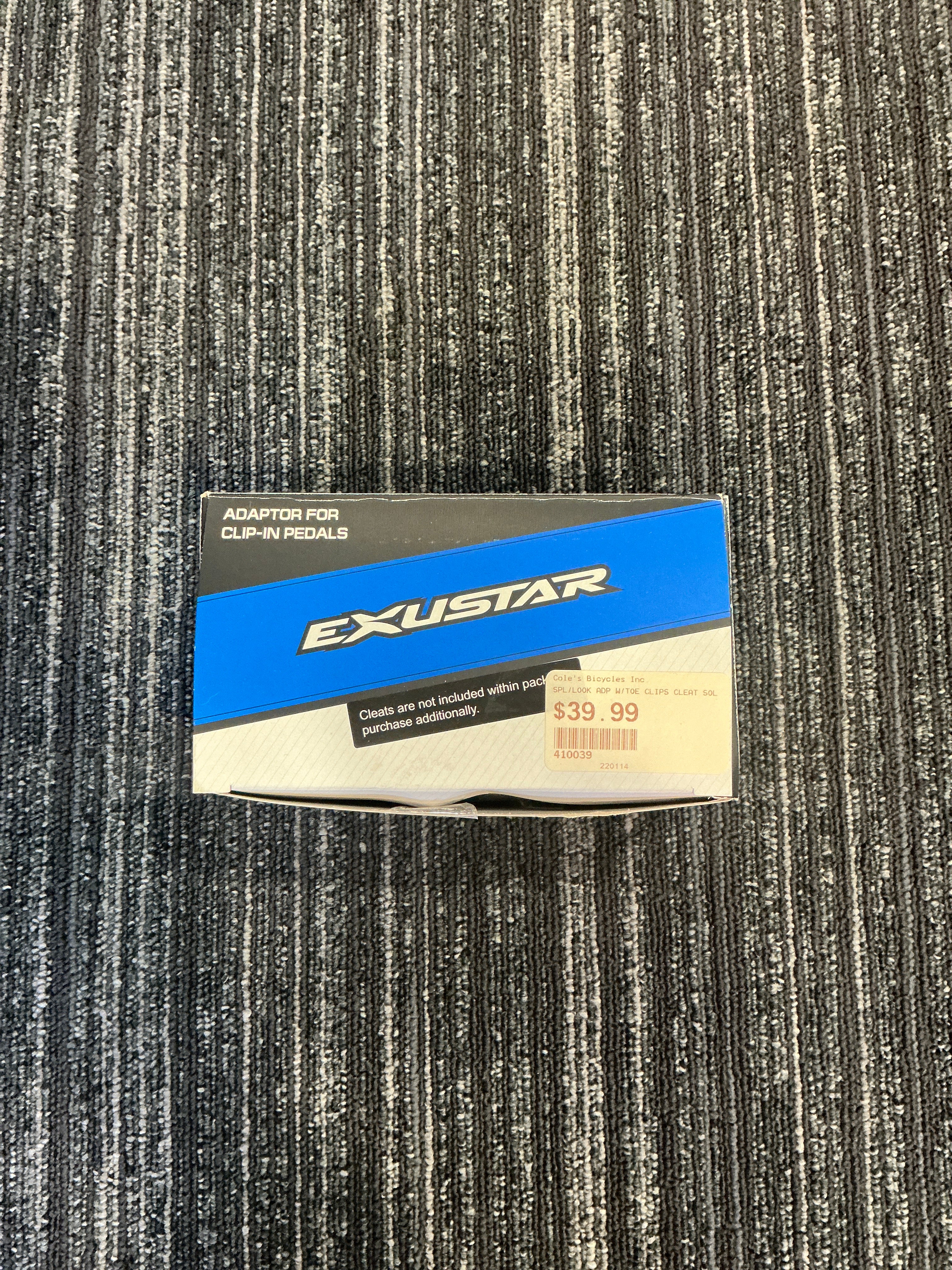 EXUSTAR ADAPTOR FOR CLIP IN PEDALS