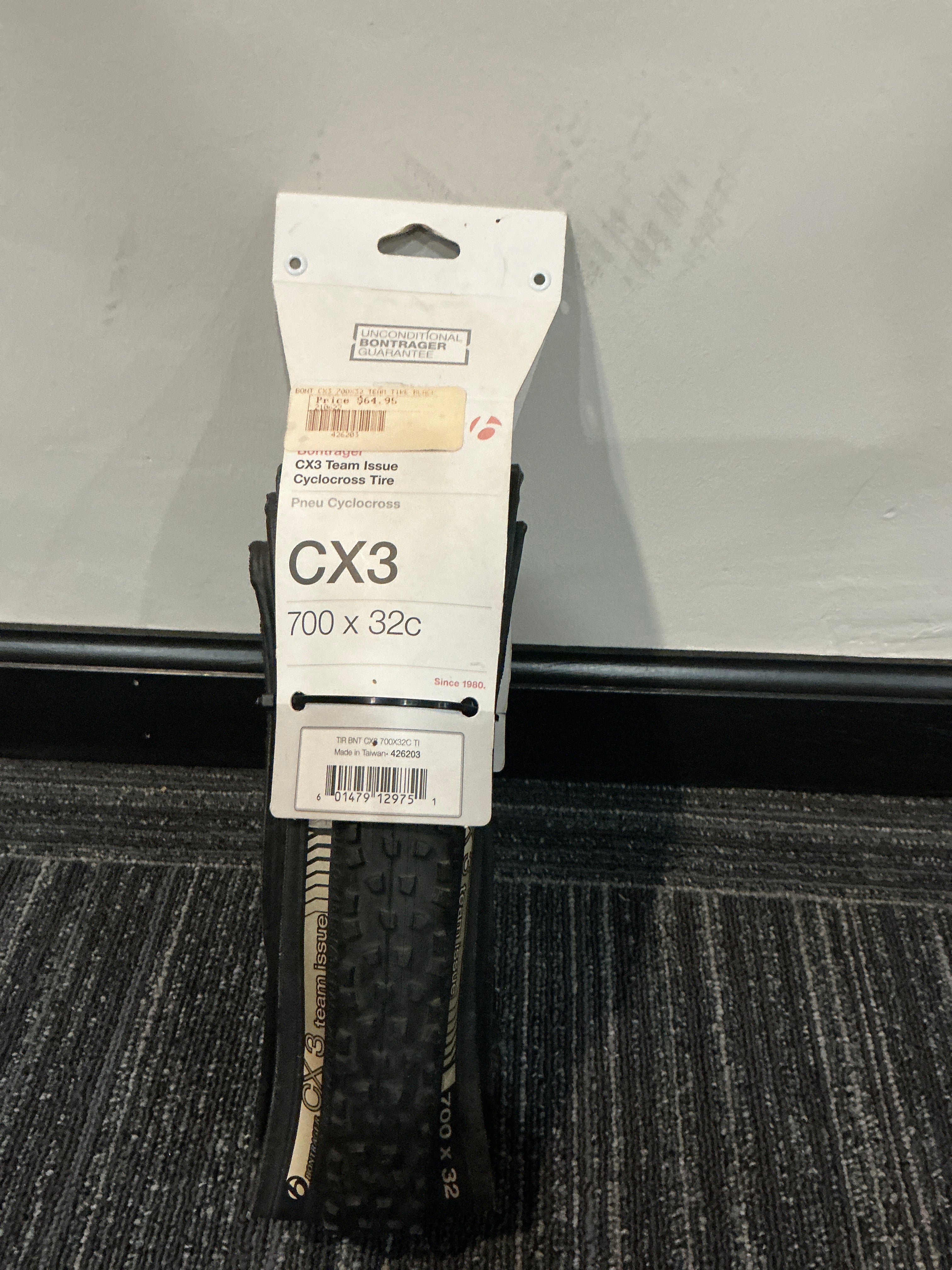 Bontrager CX3 team issued Cyclocross tire