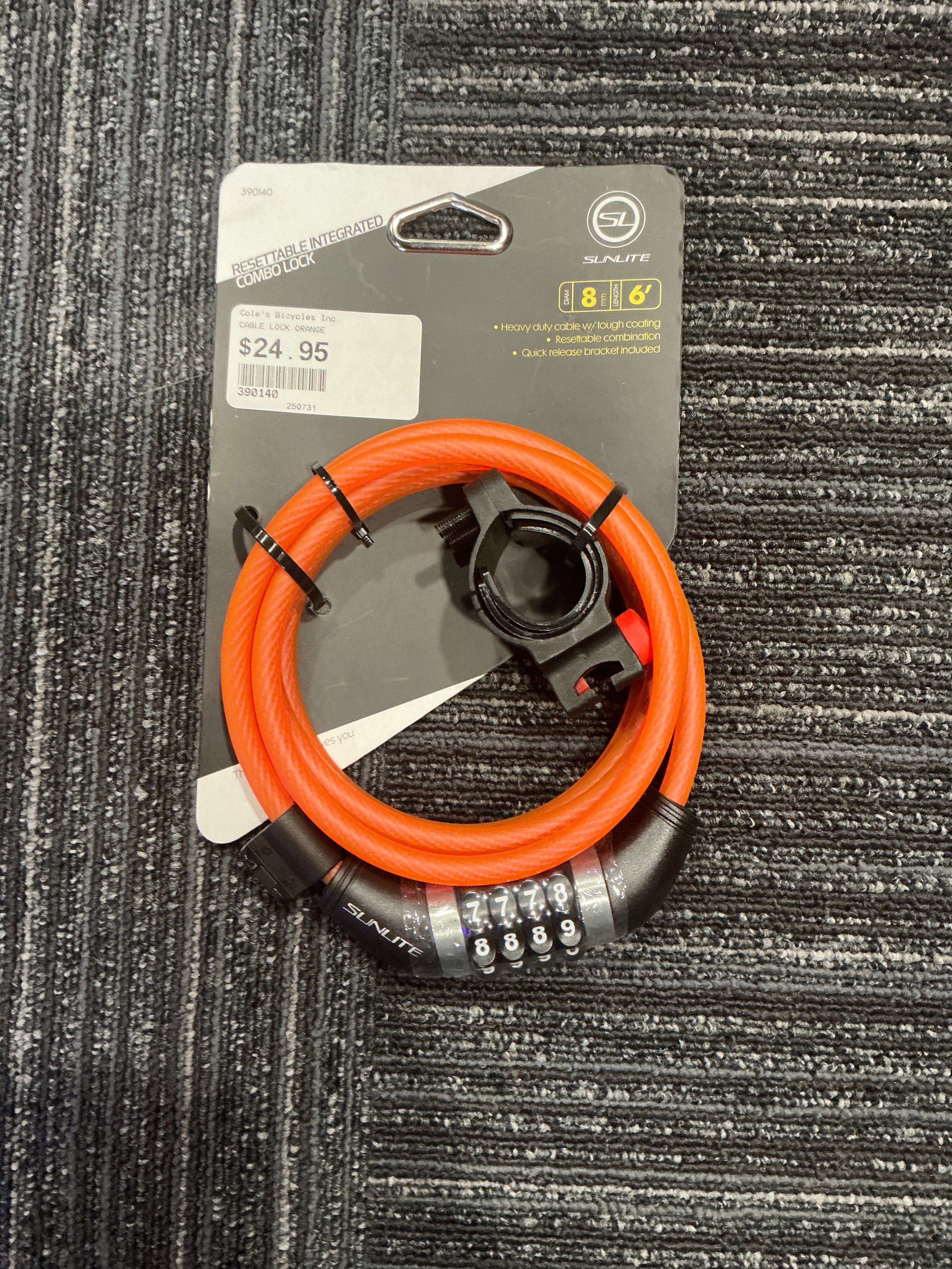 SUNLITE CABLE LOCK