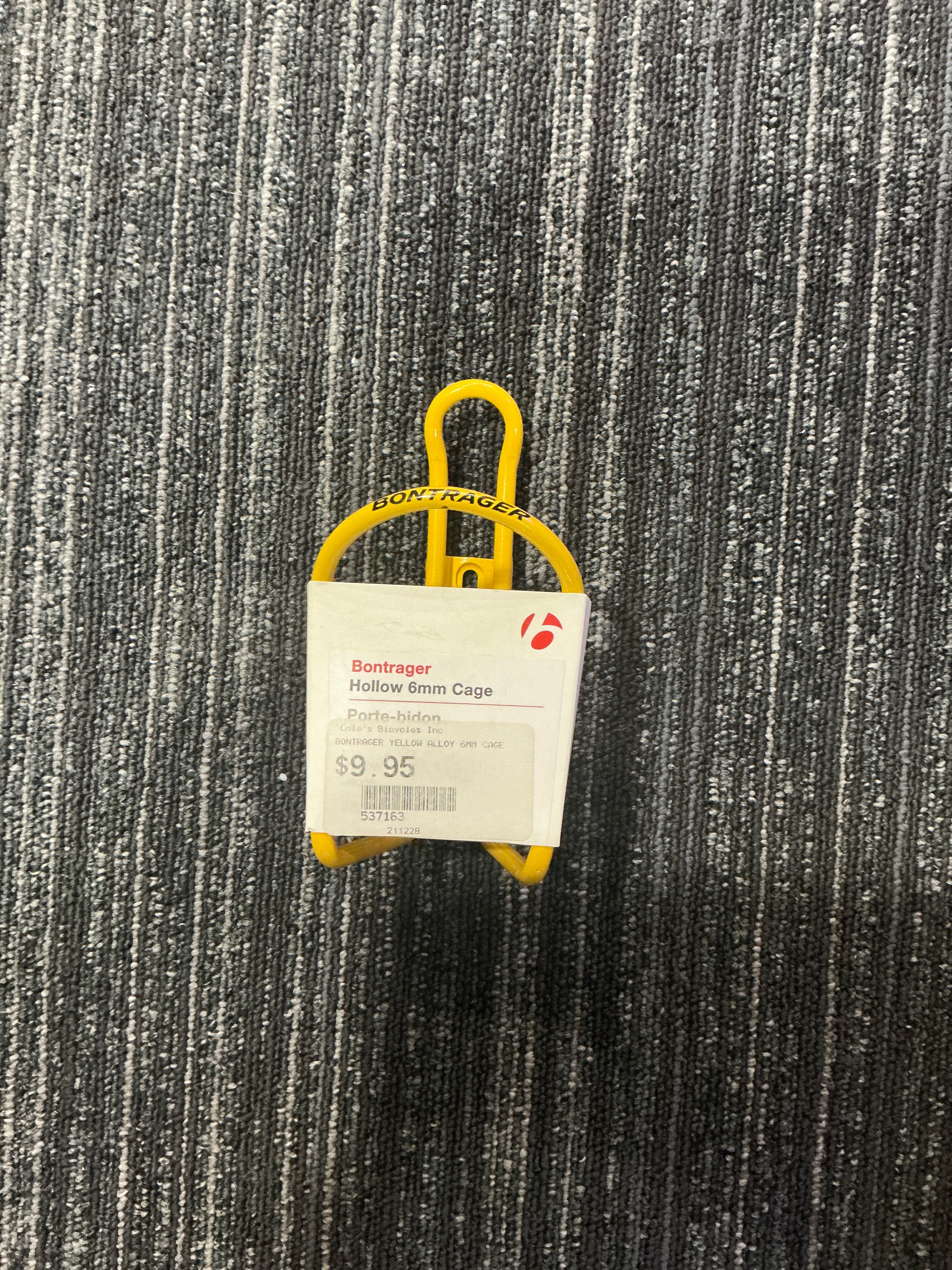 BONTRAGER YELLOW BOTTLE CAGE