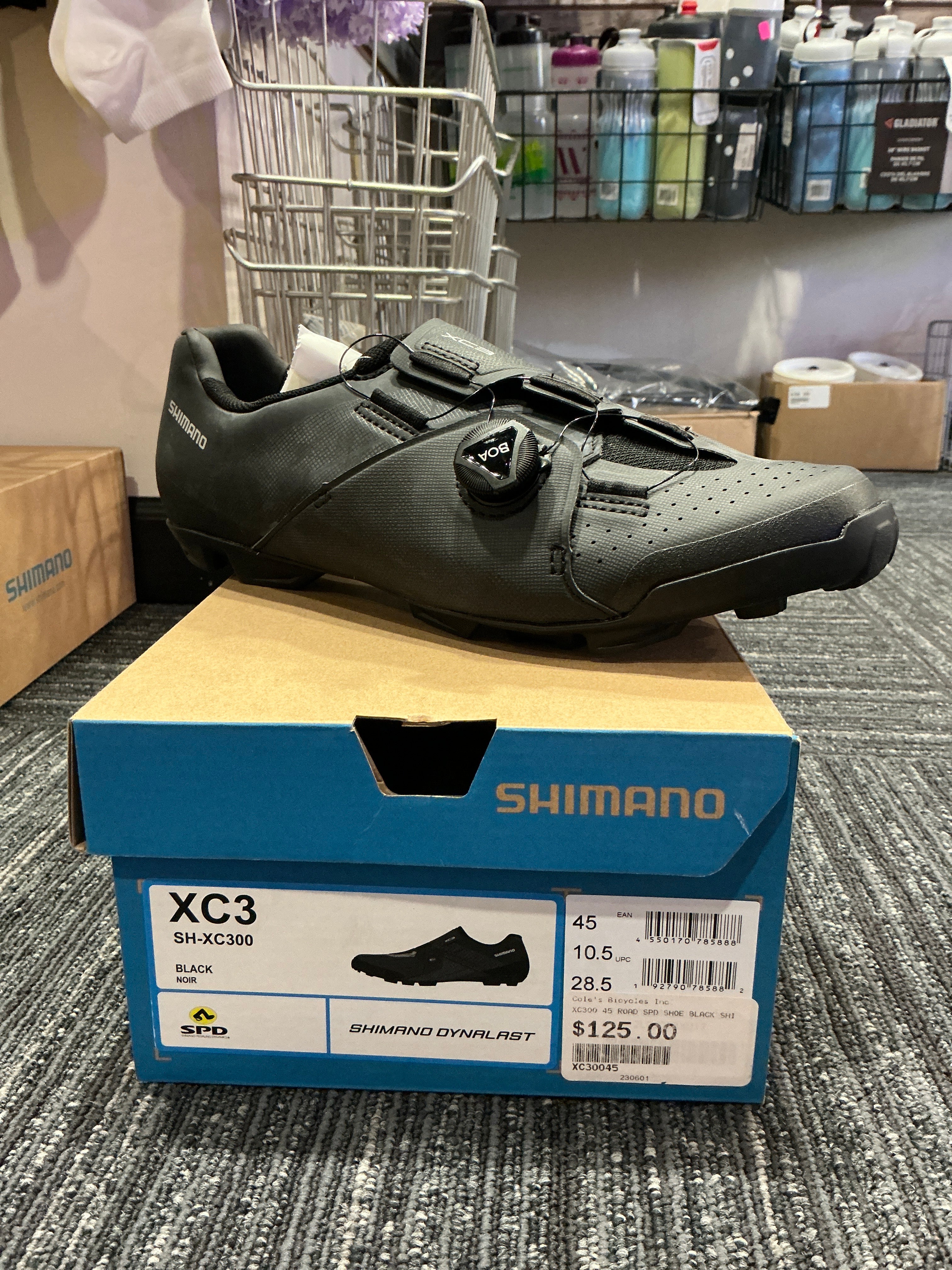 SHIMANO XC3 SH-XC300 BLACK ROAD SPD SHOE