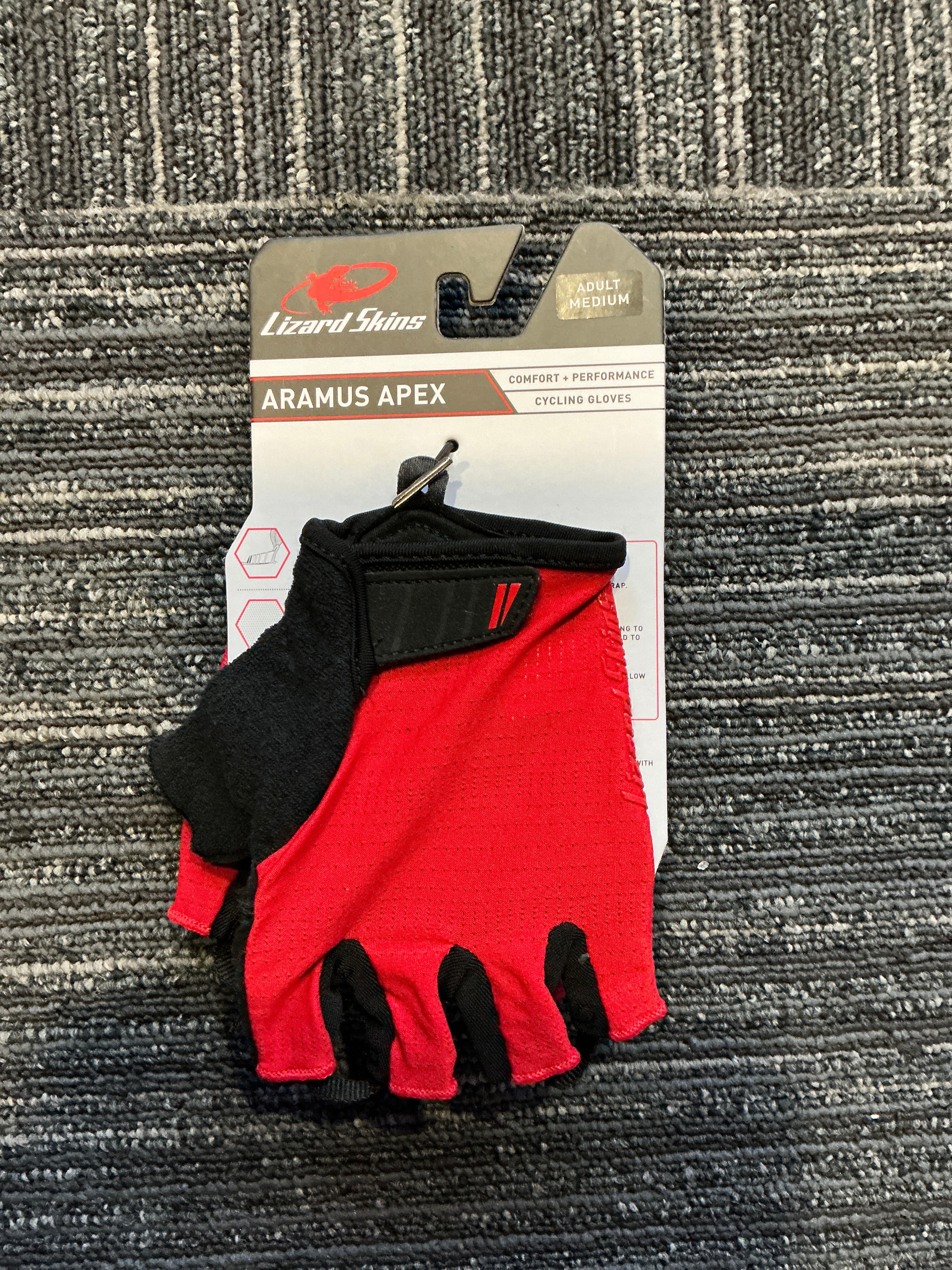 RED GLOVES LIZARD SKIN