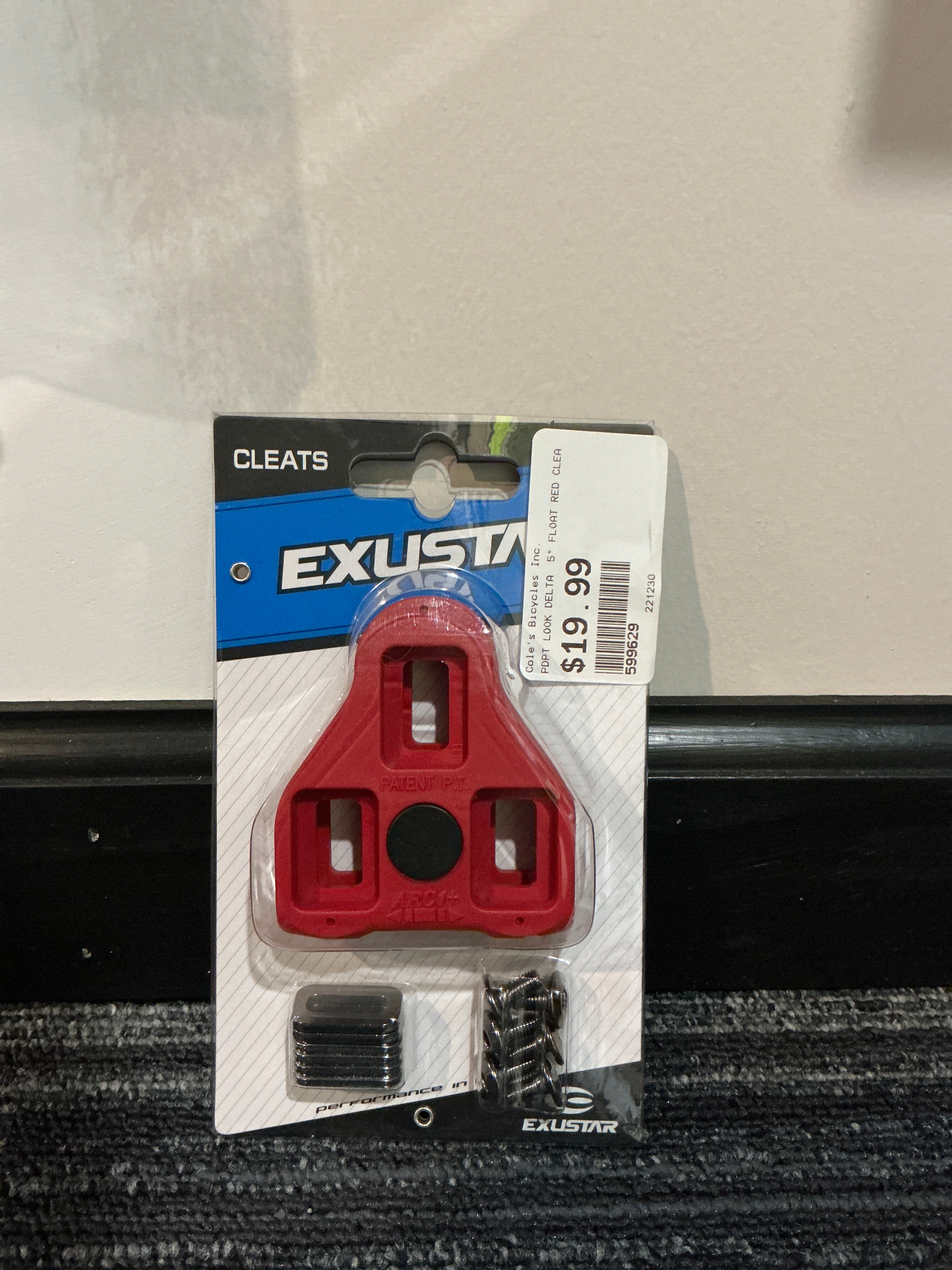 PDPT LOOK DELT 5 degree FLOAT RED CLEAT