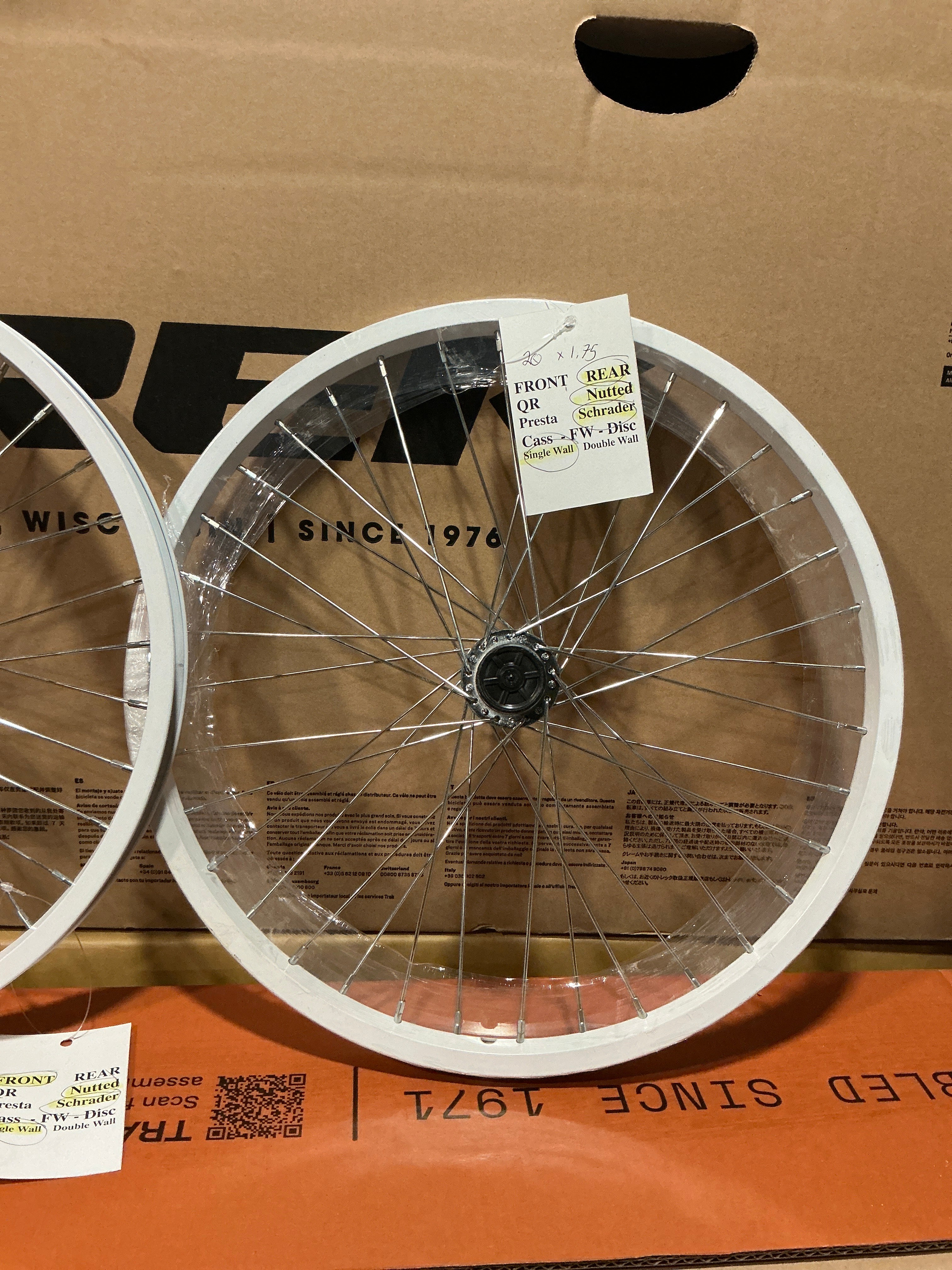 FRONT AND REAR 20 X 1.75 (SOLD AS PAIR)