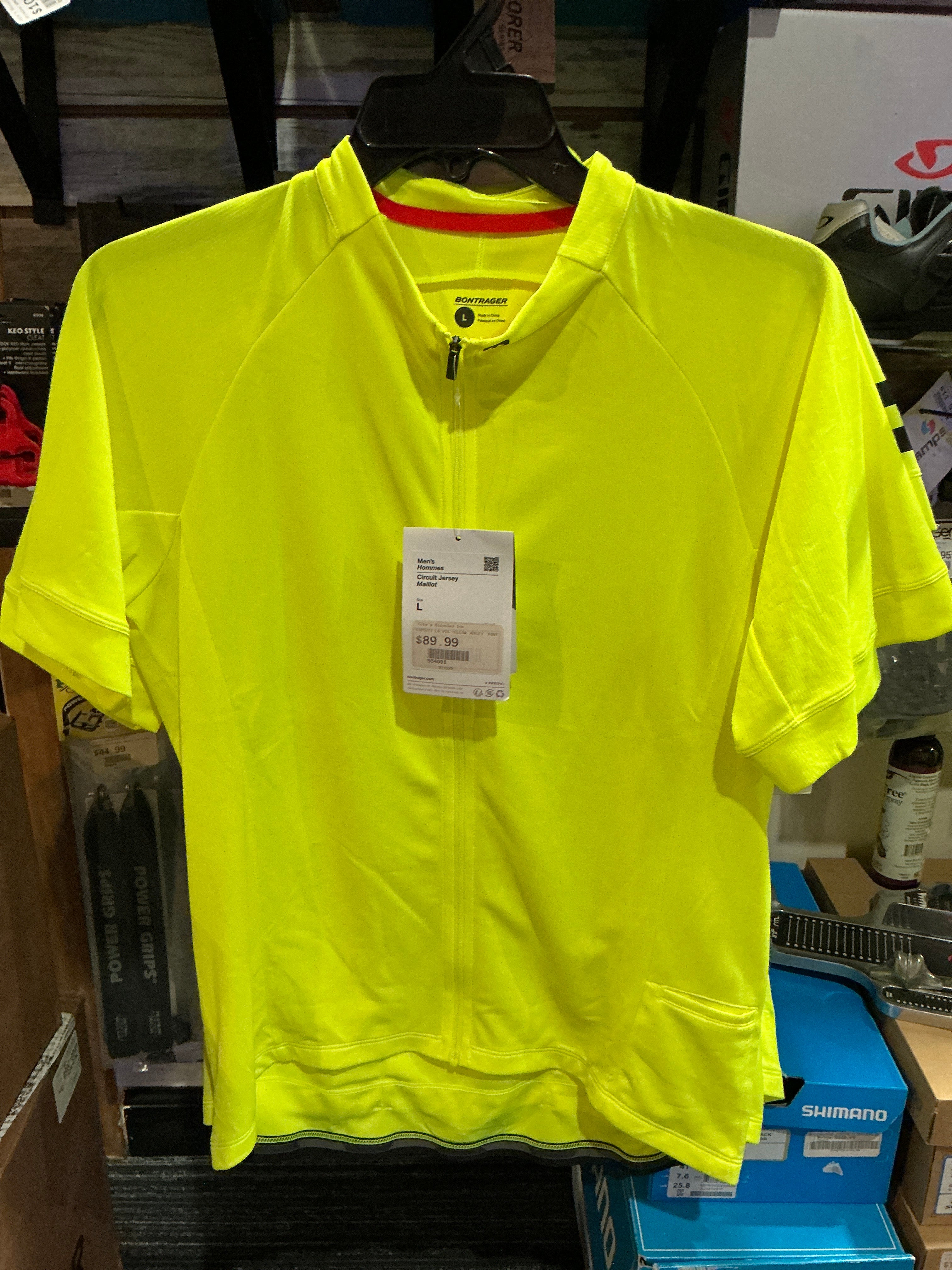 HI VIS CIRCUIT JERSEY MENS LARGE