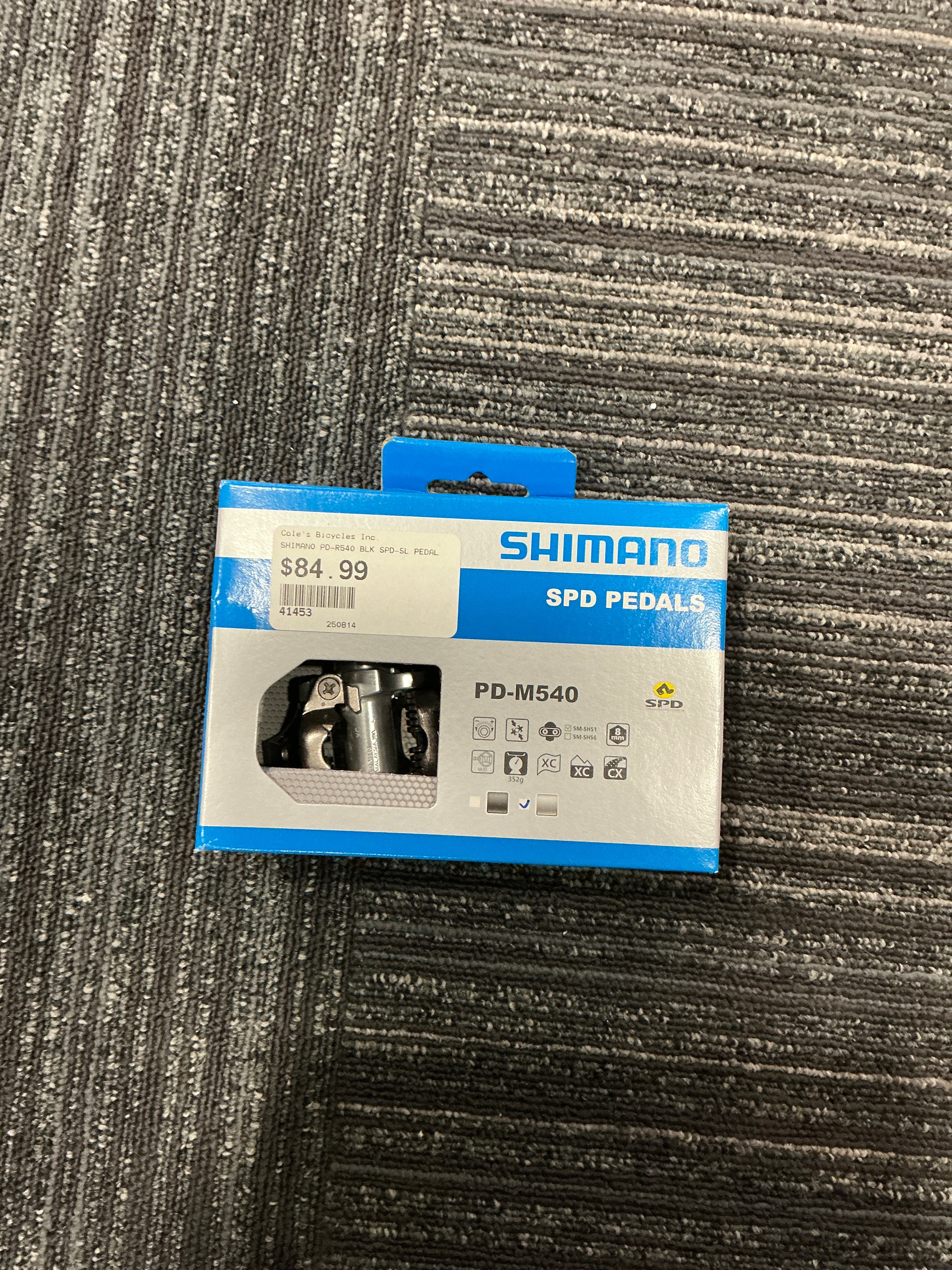 SHIMANO PD-R540 BLK SPD-SL PEDAL