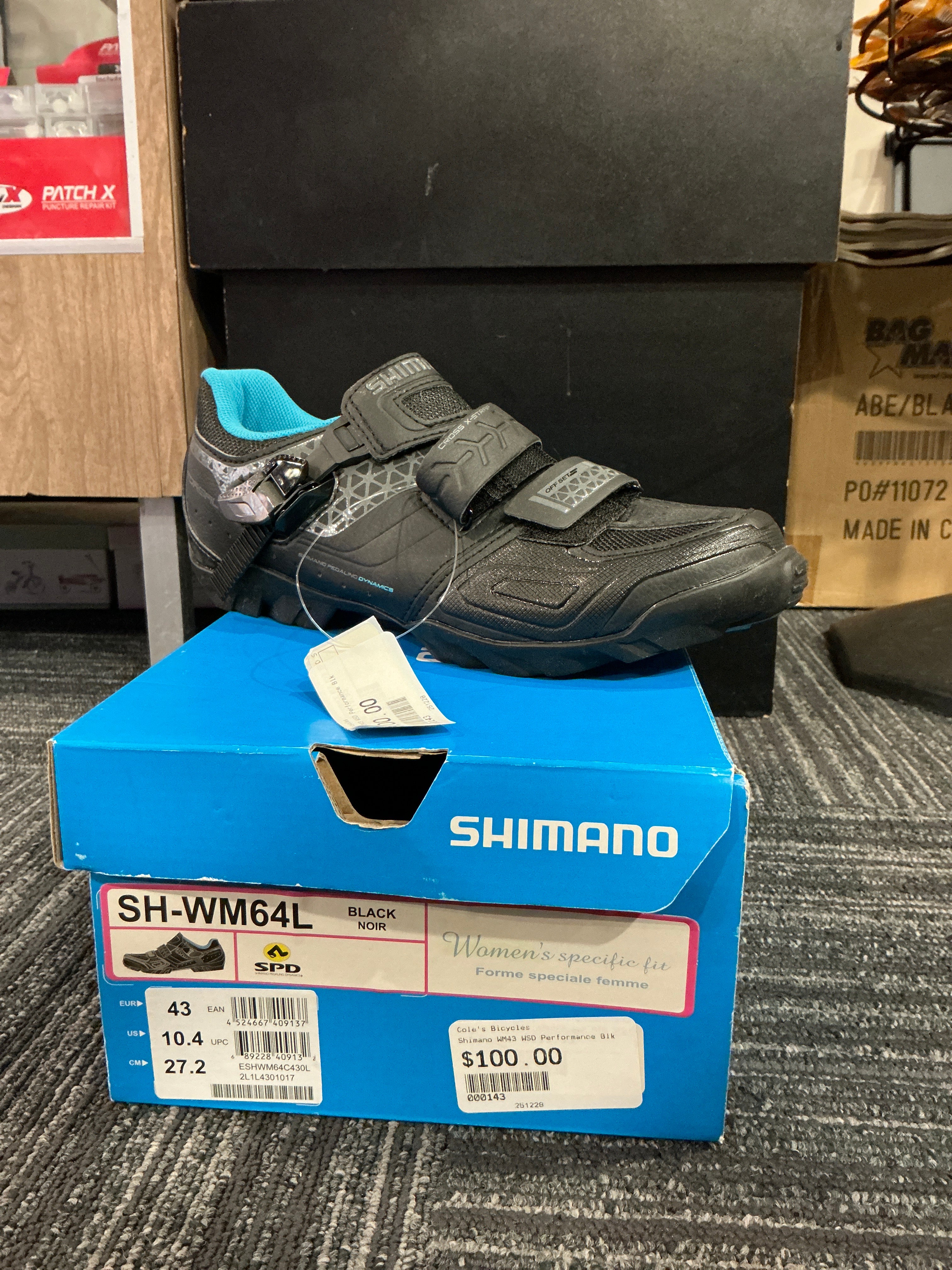 SHIMANO WM43 PERFORMANCE SHOE BLACK