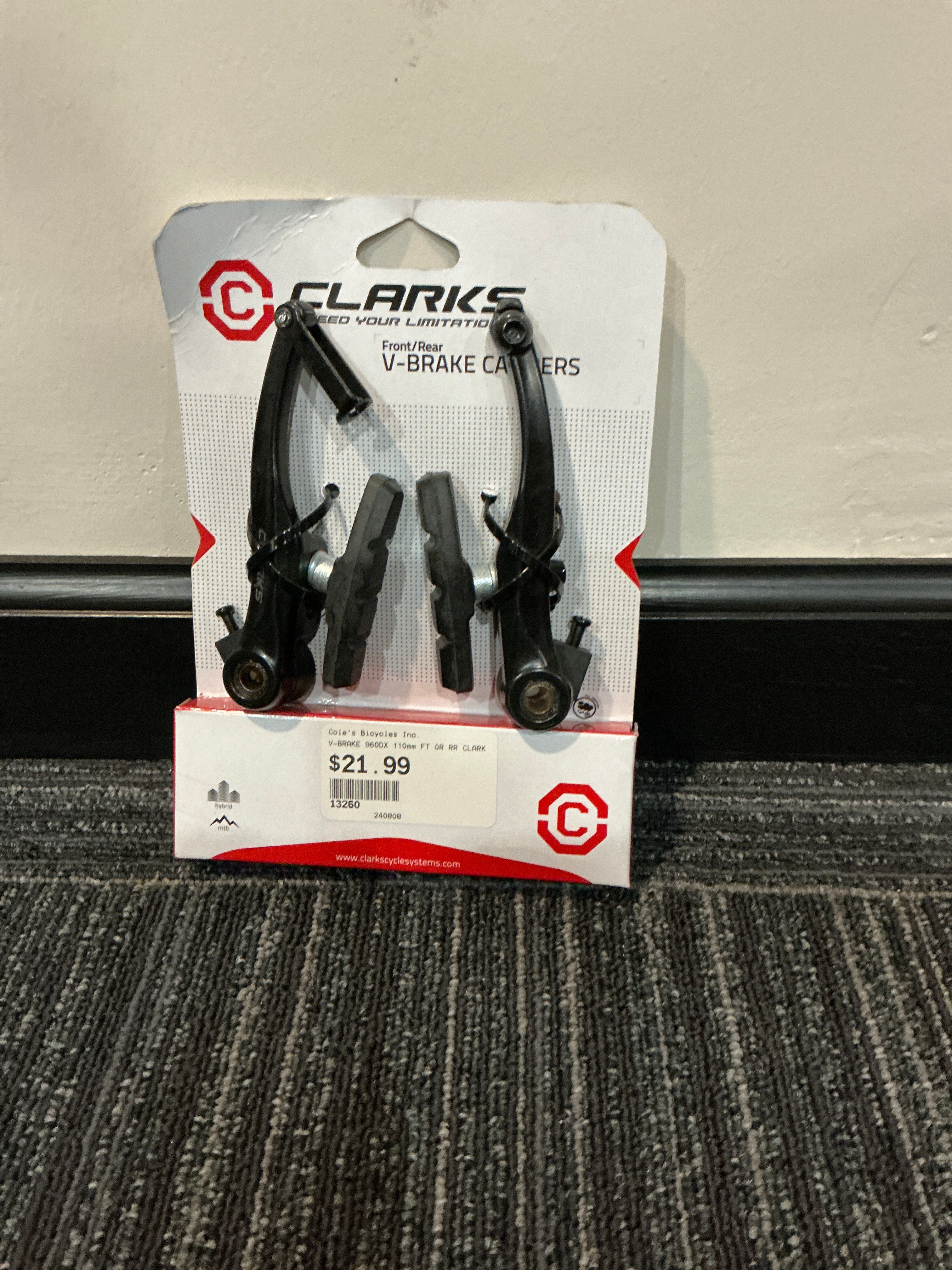 Clark’s V-brake calipers