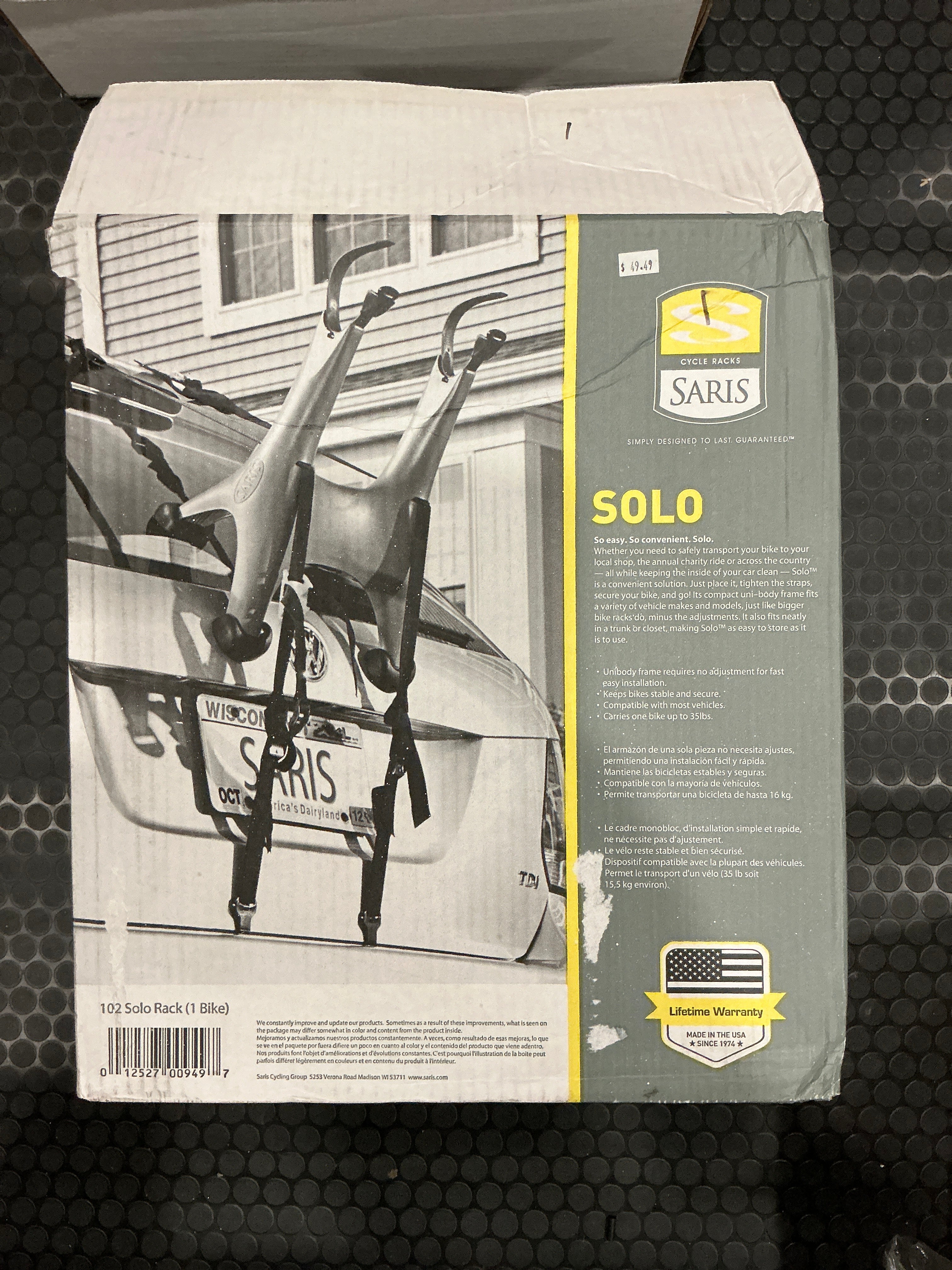 SARIS SOLO RACK
