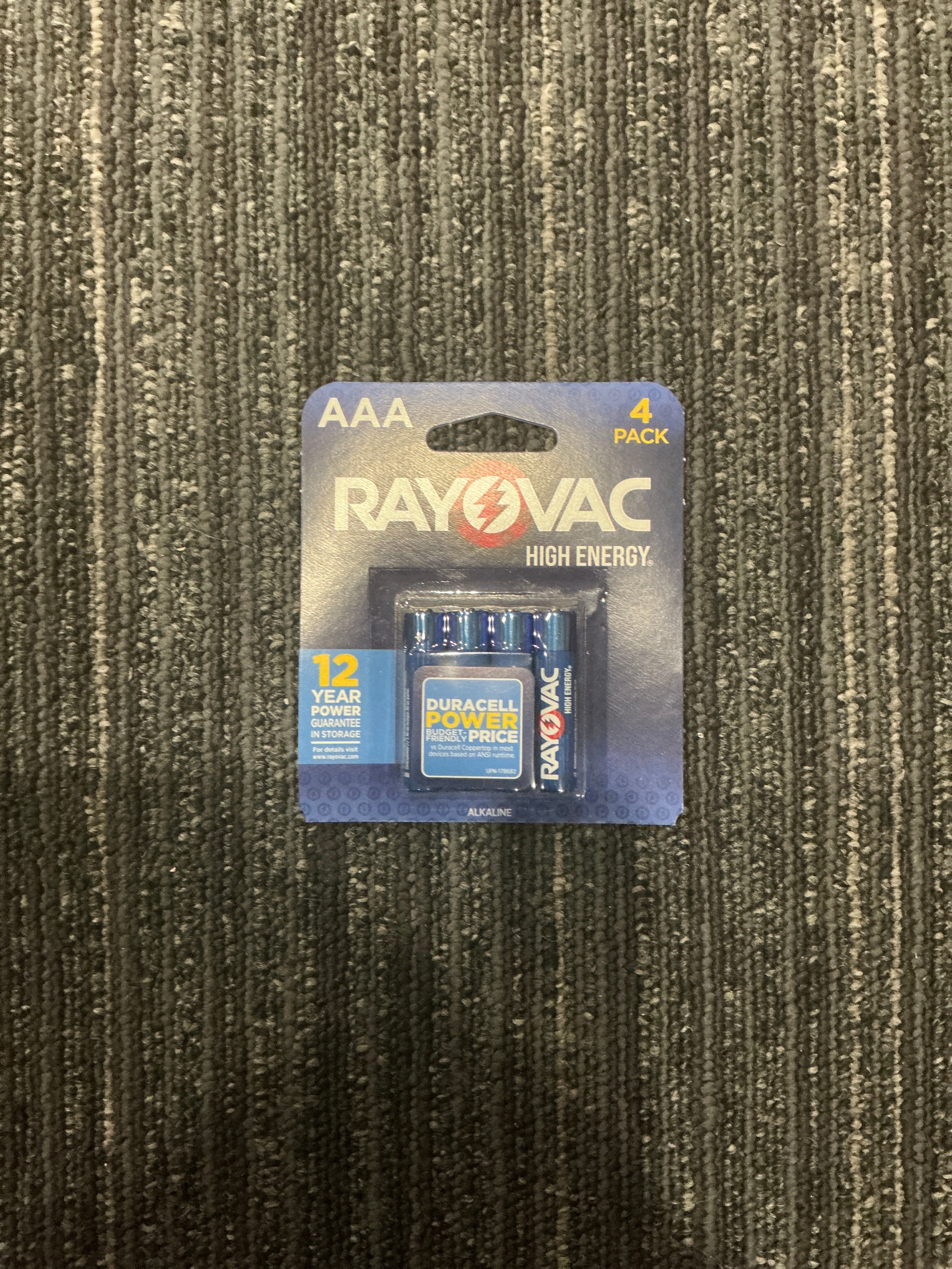 AAA RAYVAC BATTERIES