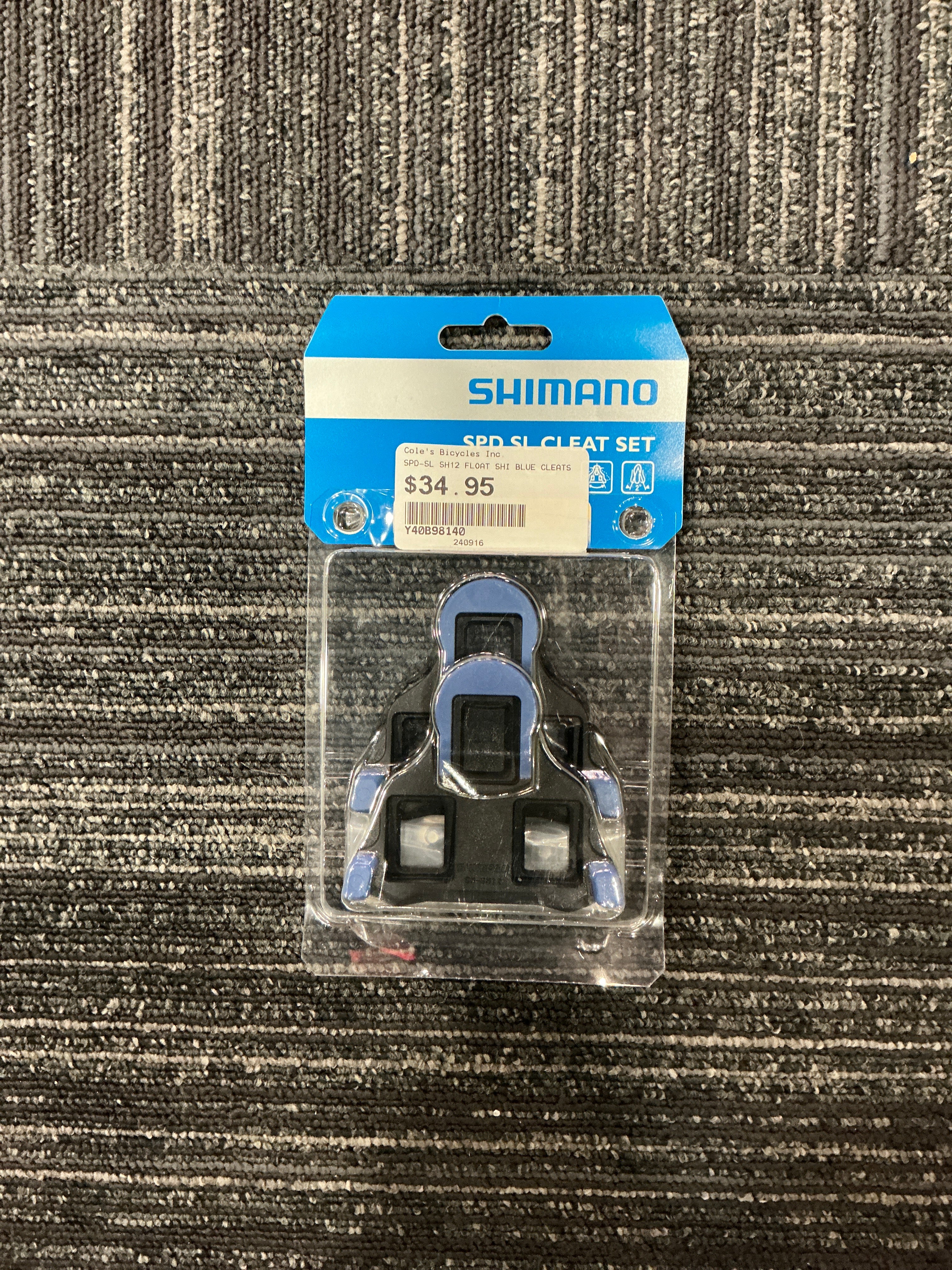 SPD SL SH12 FLOAT  SHI BLUE CLEATS