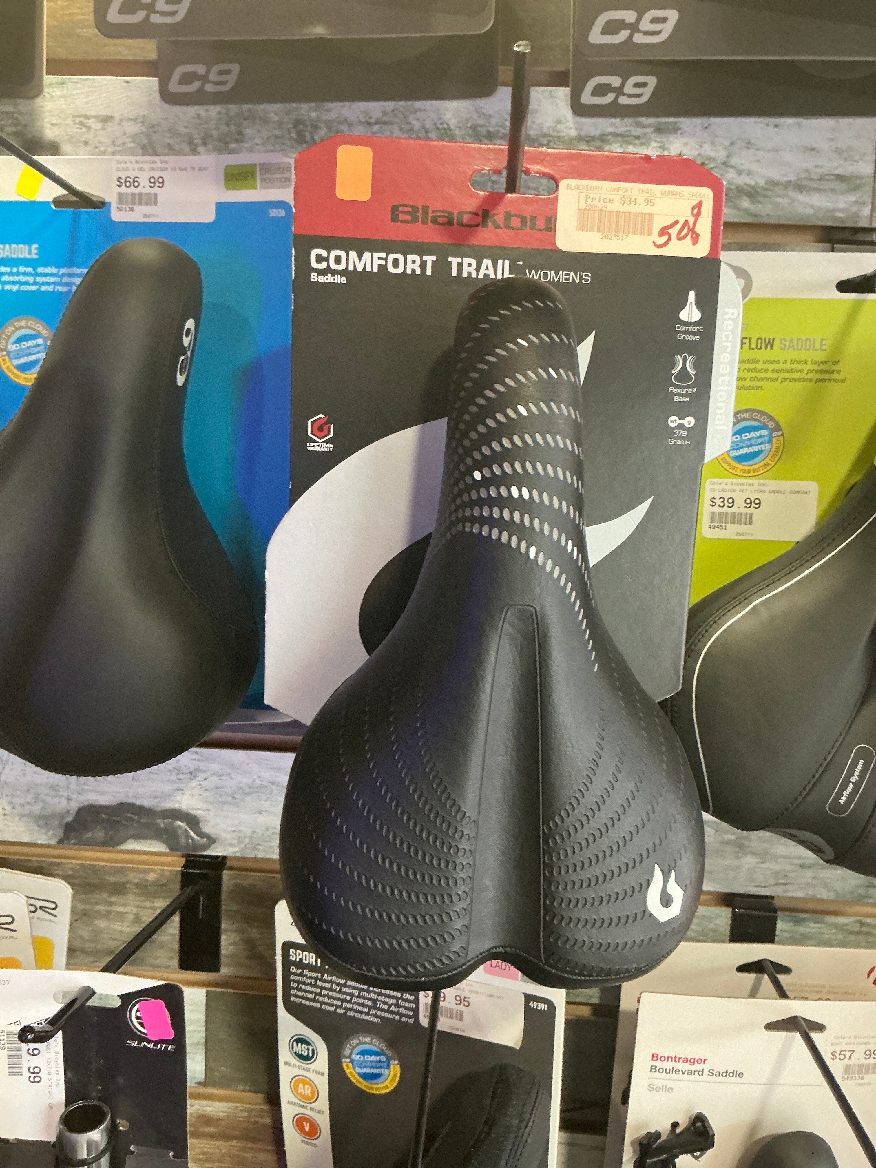BLACK BURN COMFORT TRAIL WOMENS SADDLE