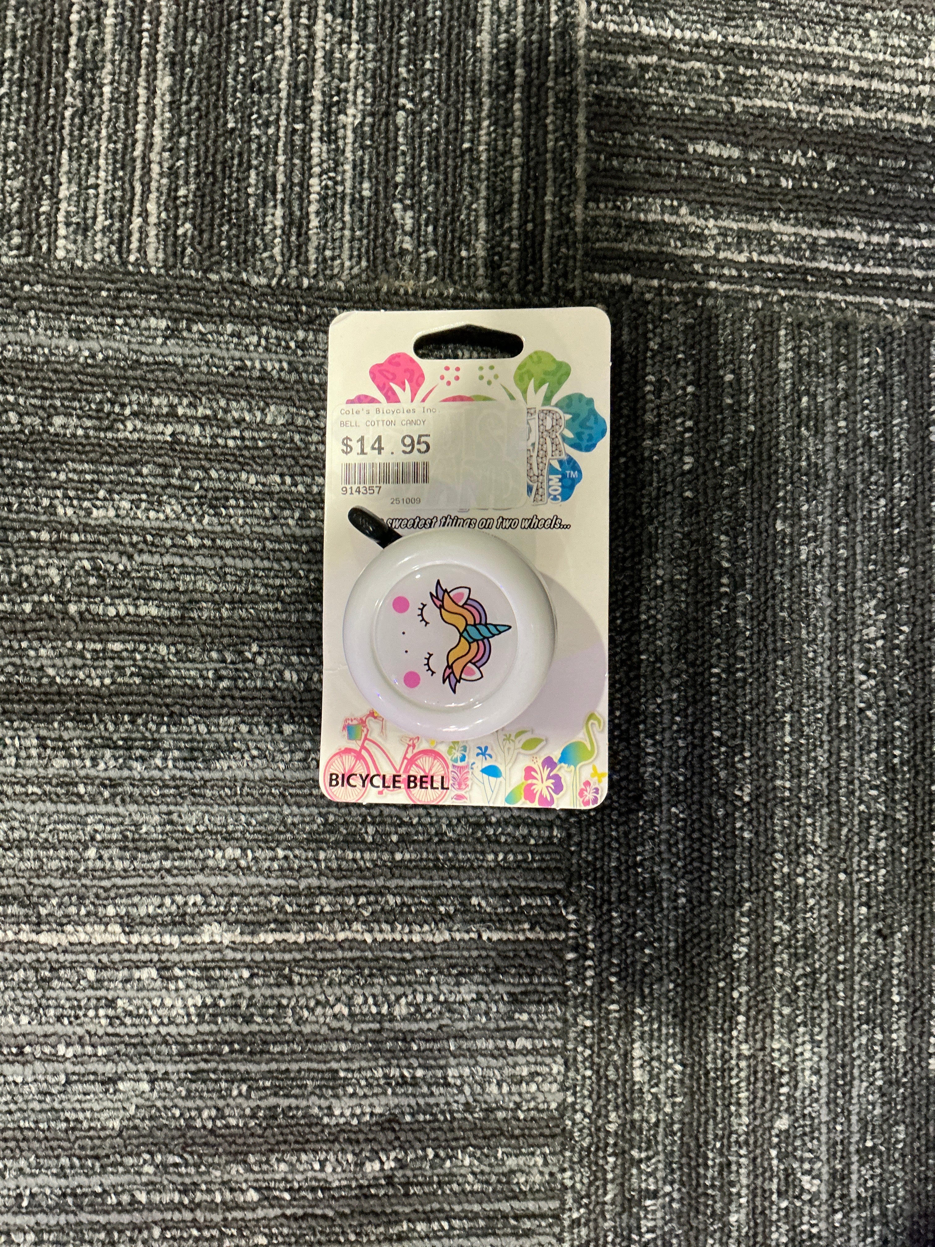 COTTON CANDY UNICORN BELL