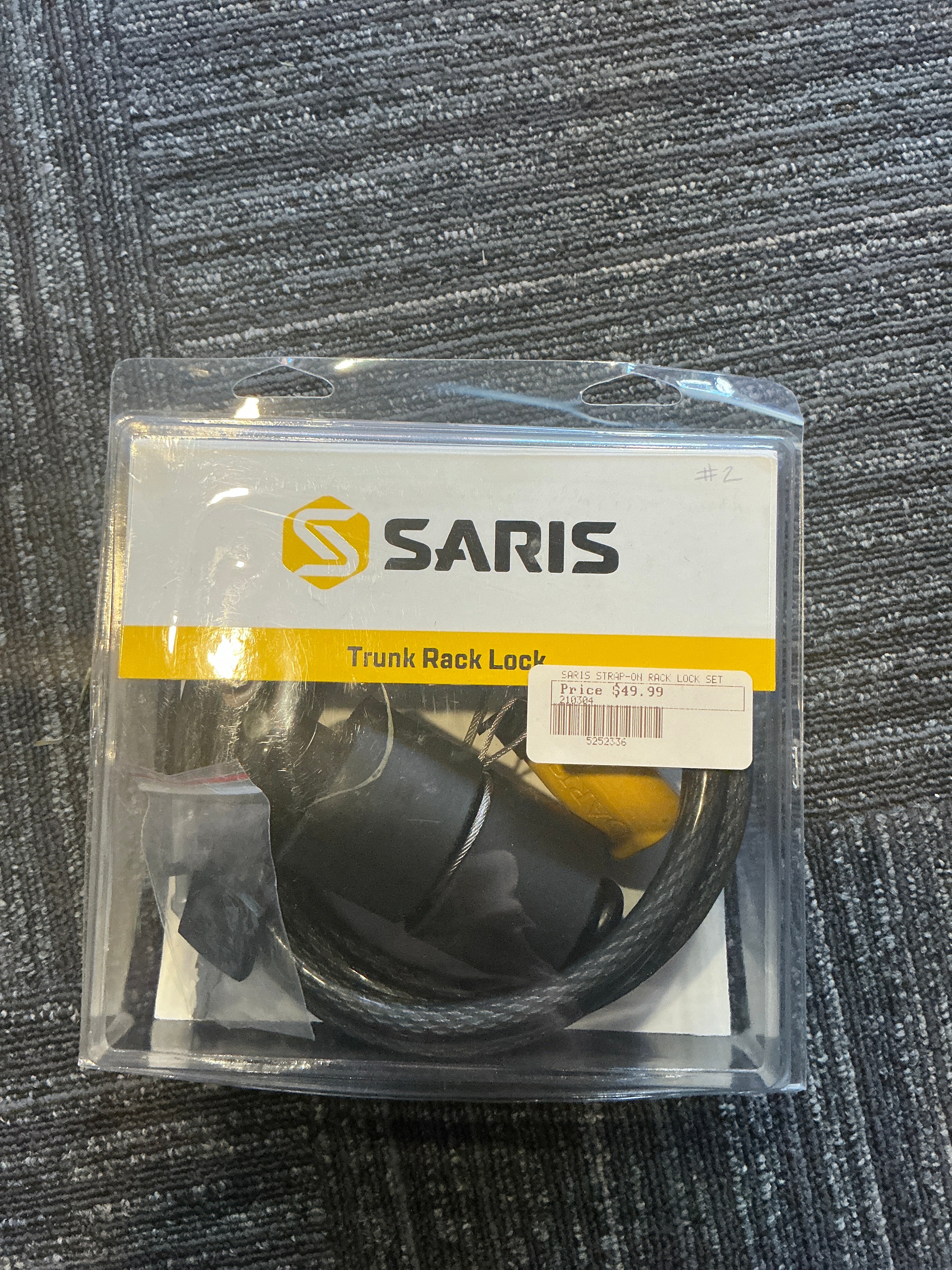 SARIS STRAP ON RACK LOCK SET