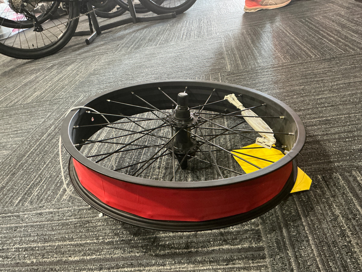 Black 20x60 Fat-Tire Front Rim