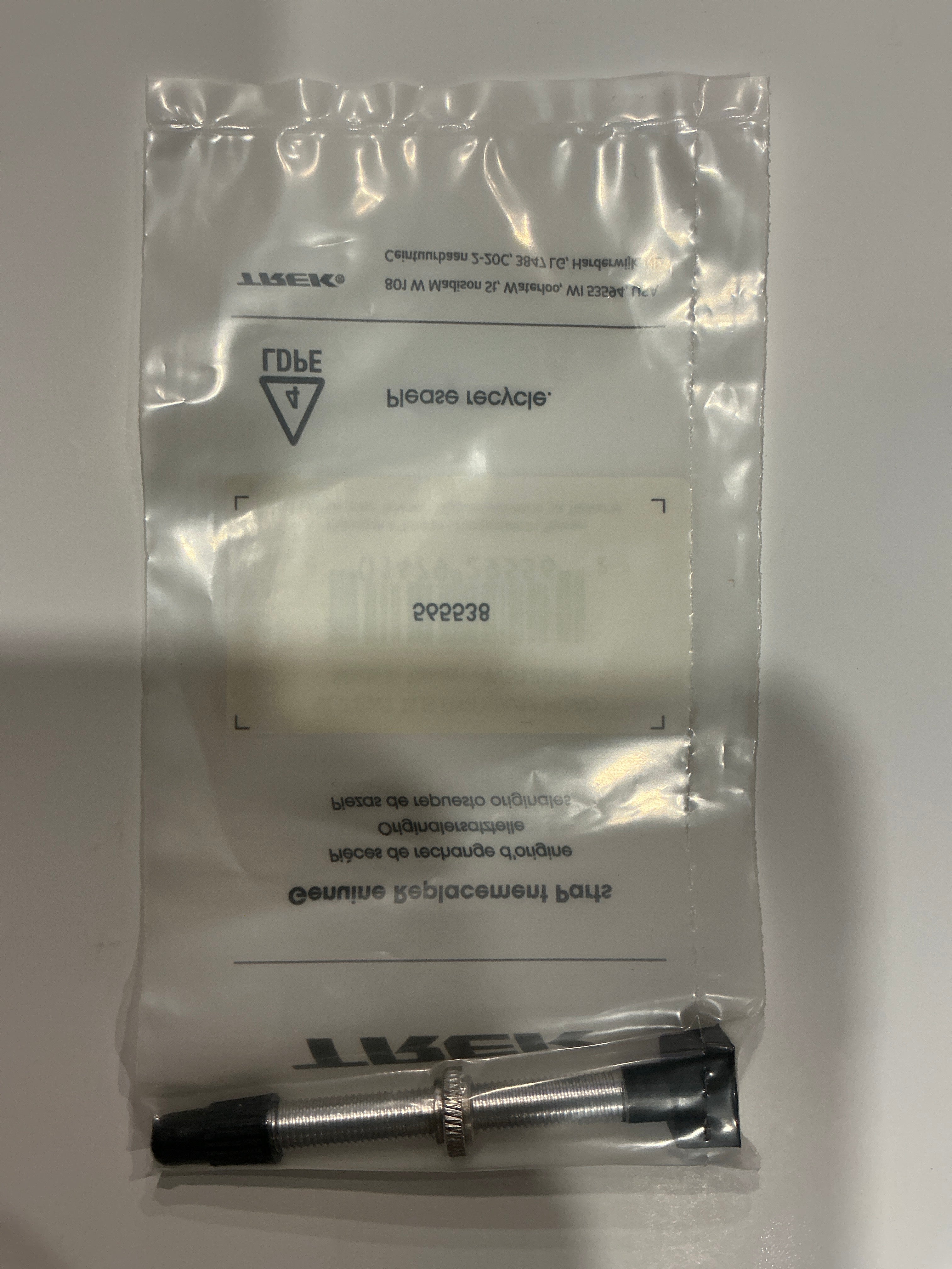 BONTRAGER TLR VALVE STEM PRESTA