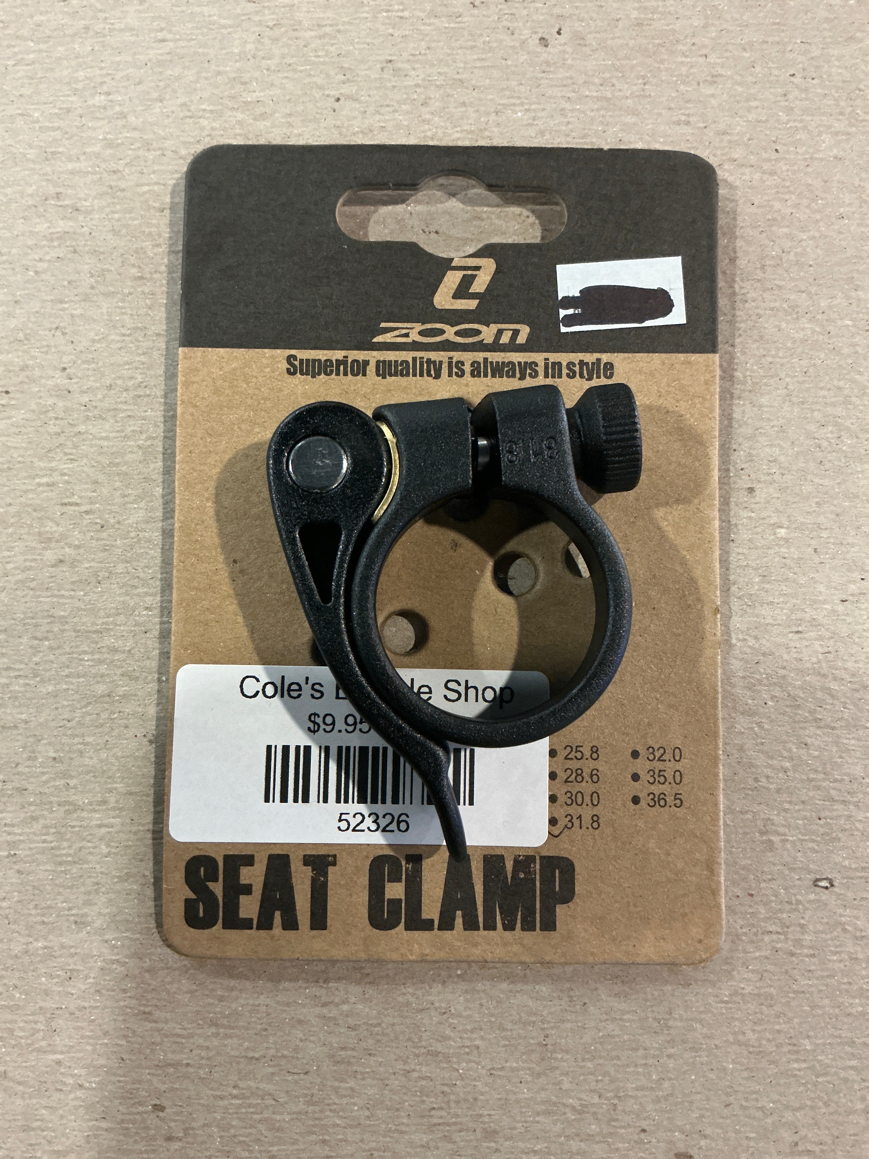 SEATPOST CLAMPS