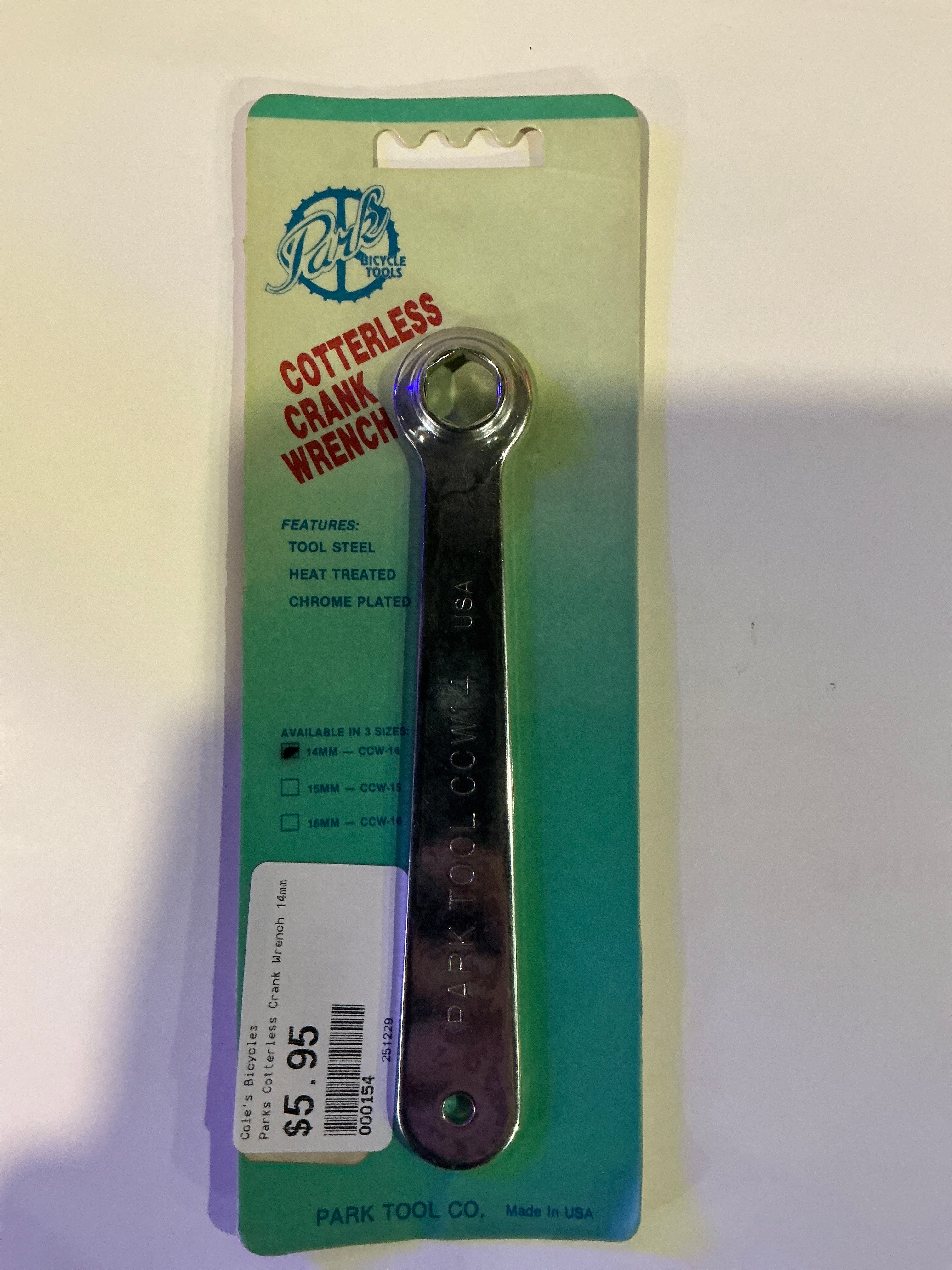 PARK TOOLS COTTERLESS CRANK WRENCH
