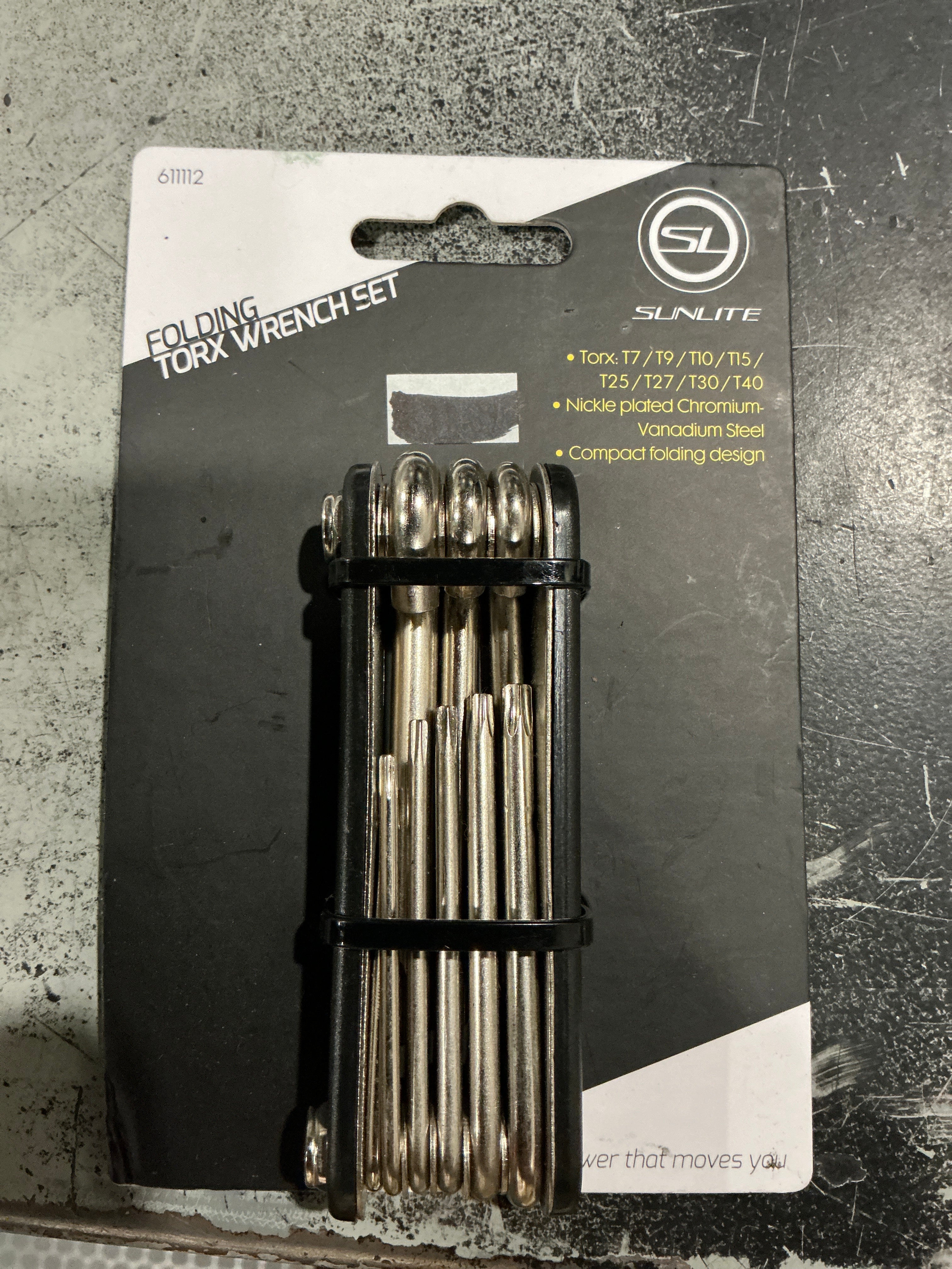 SUNLITE FOLDING TORX WRENCH SET