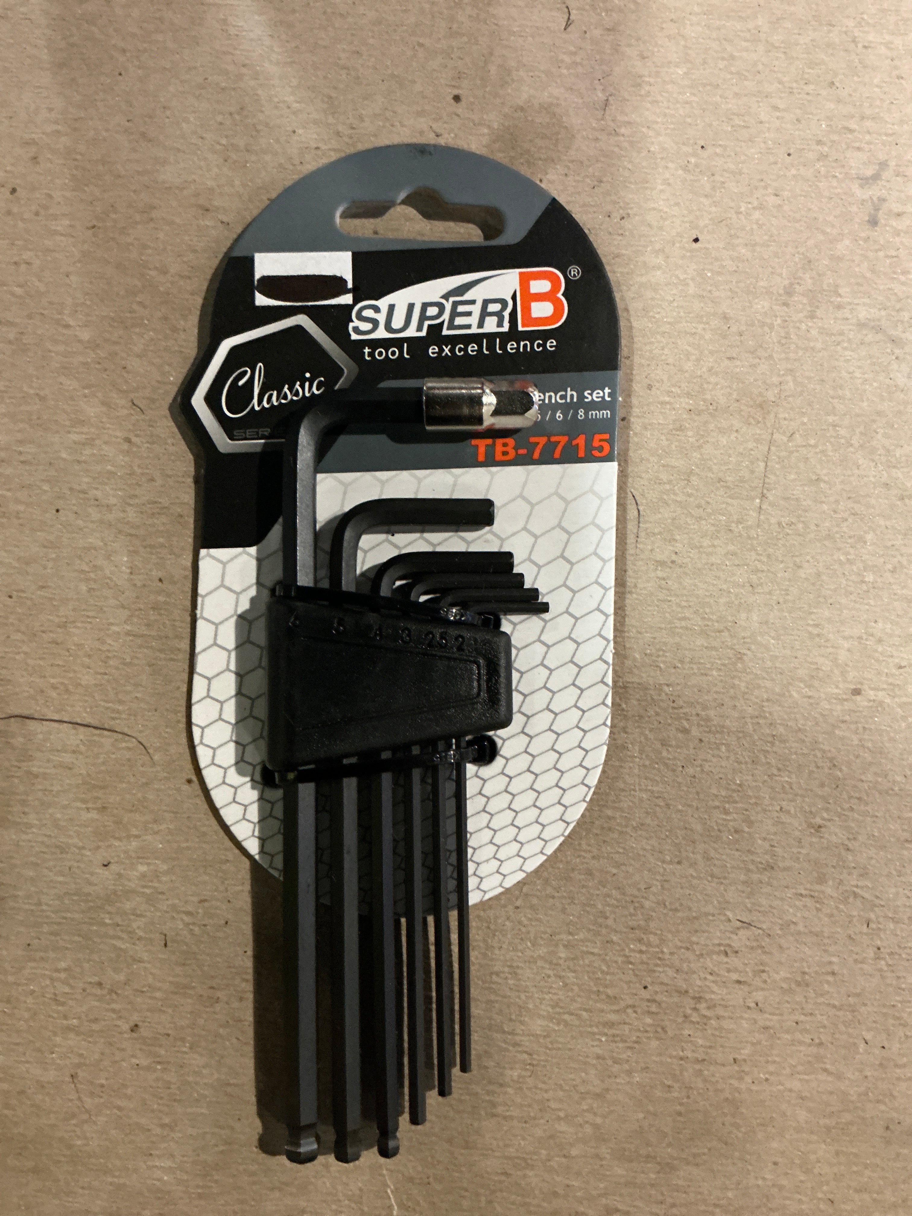 SUPER B ALLEN WRENCH SET