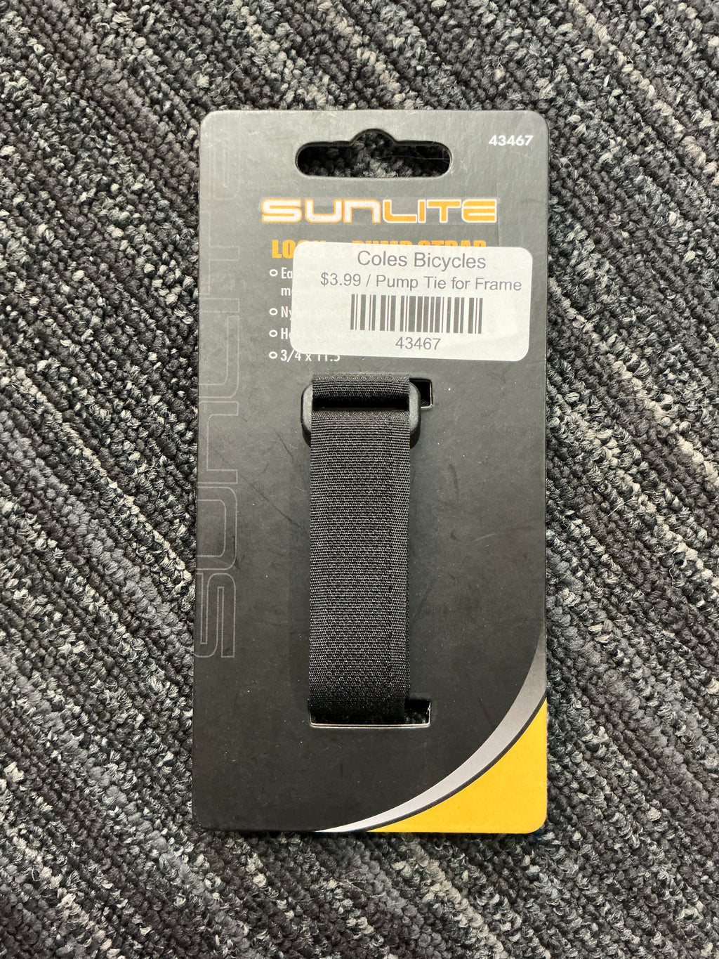 Pump Tie for Frame