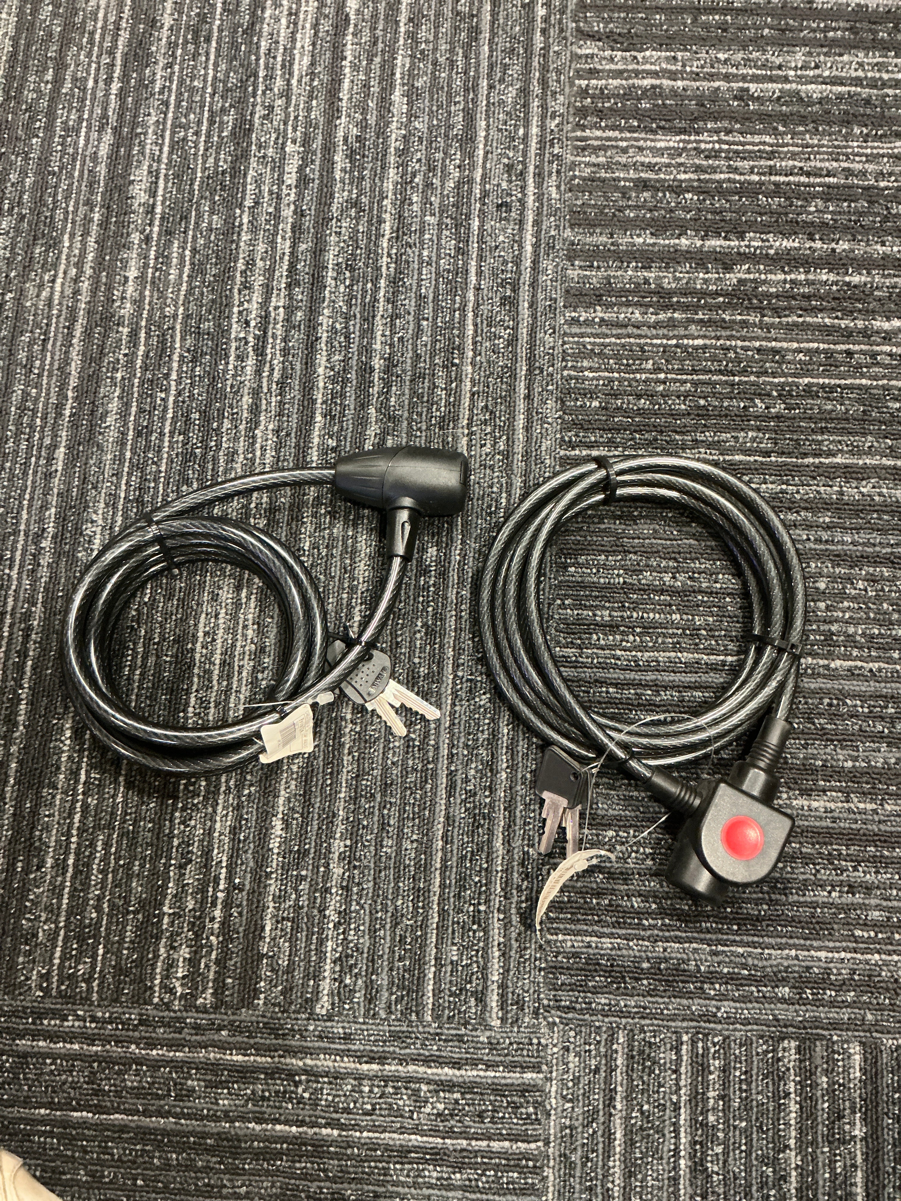9’ CABLE AND LOCK W/ KEY FOR CAR RACKS