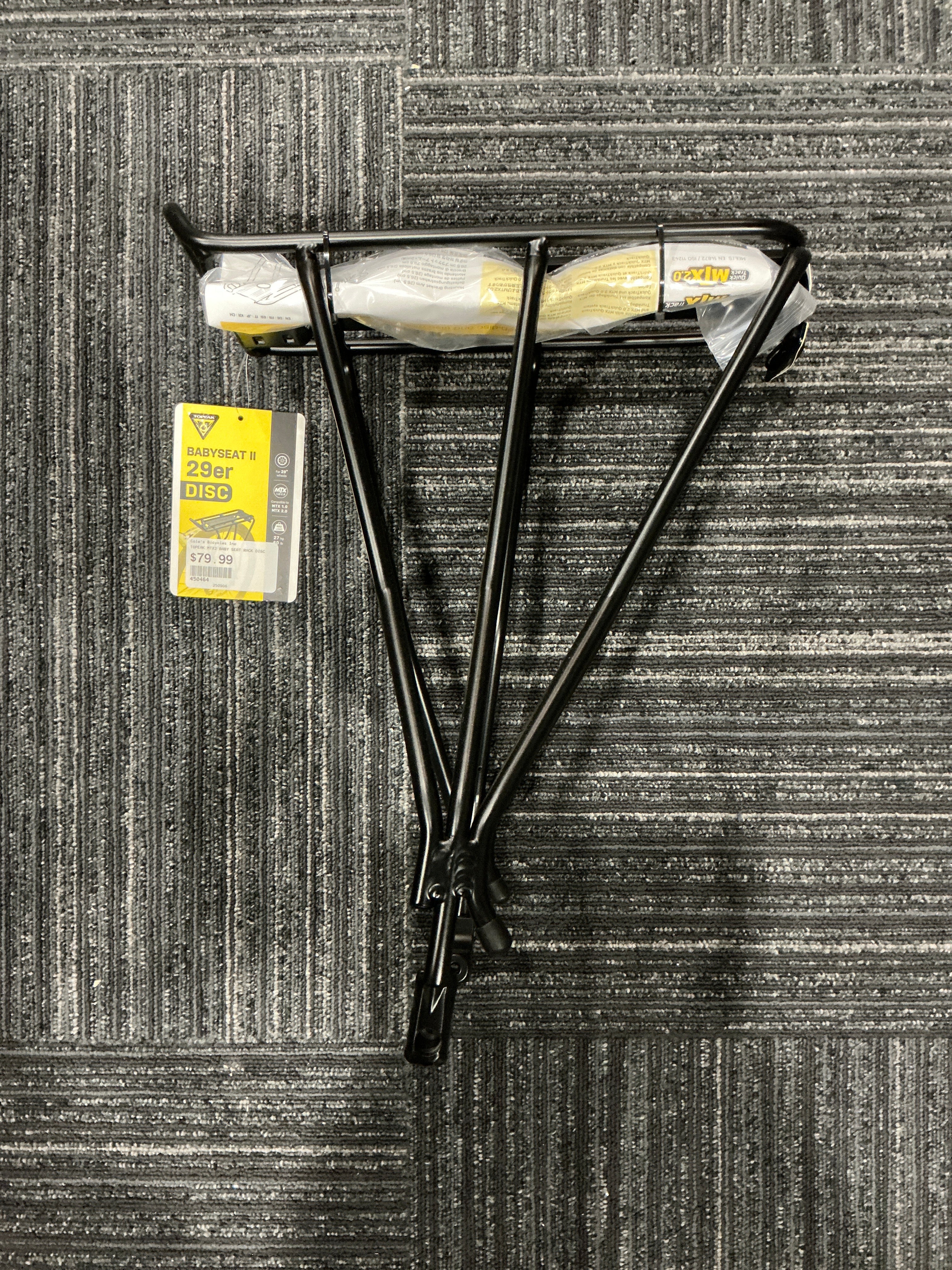 TOPEAK MTX2 BABY SEAT RACK DISC