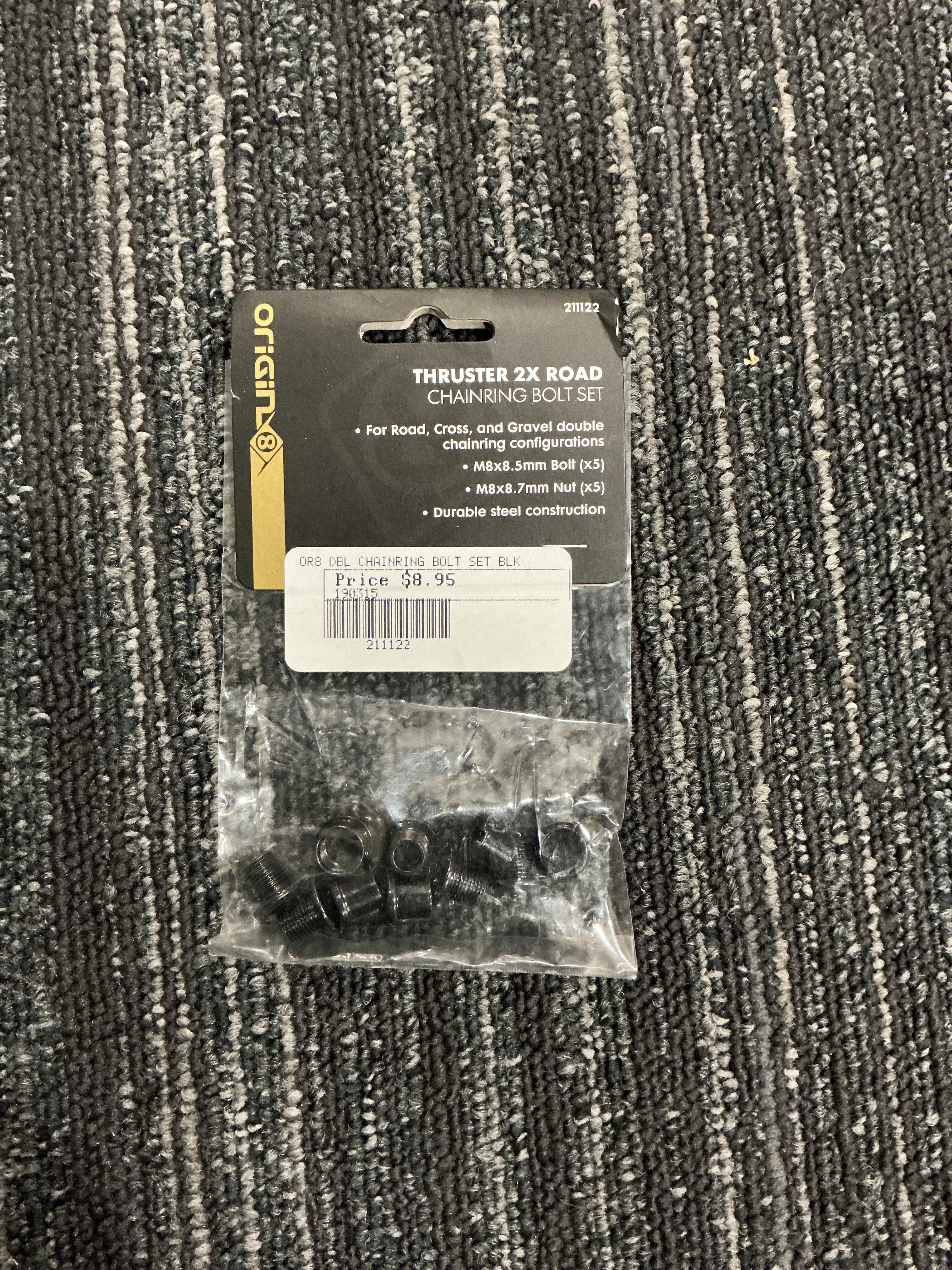 ORIGIN8 THRUSTER 2x ROAD CHAINRING BOLT SET