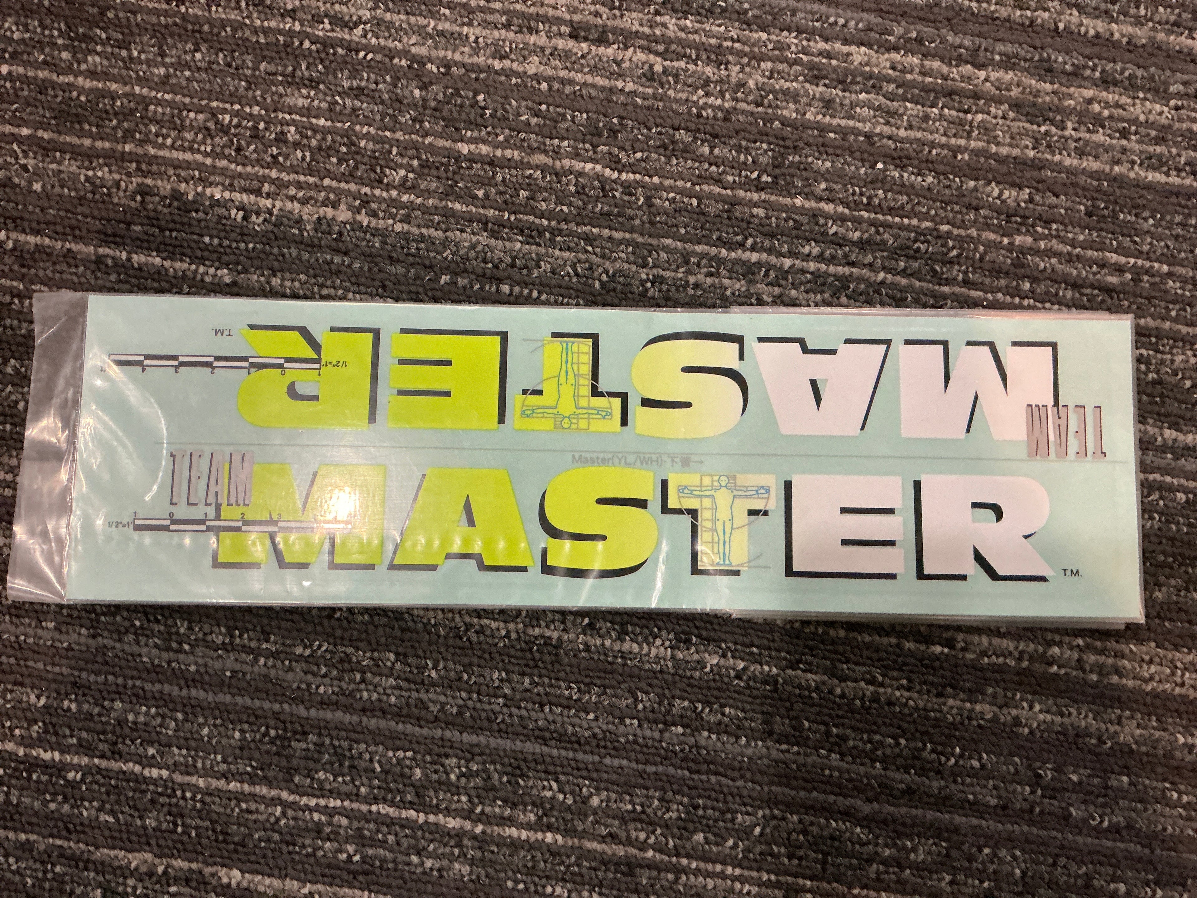1989 DECALS TEAMS MASTER RED