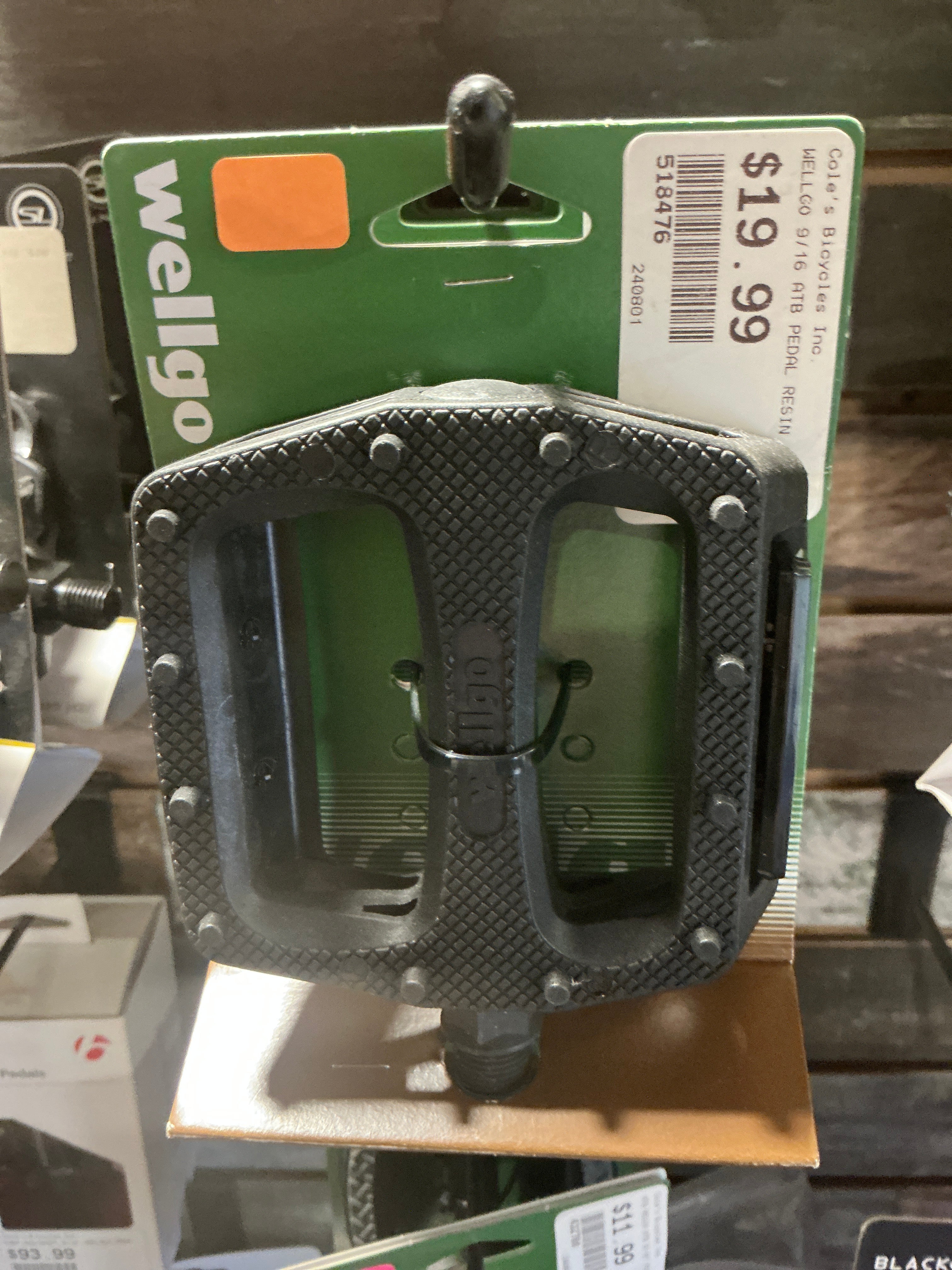 WELLGO 9/16 ATB PEDAL RESIN CAGE