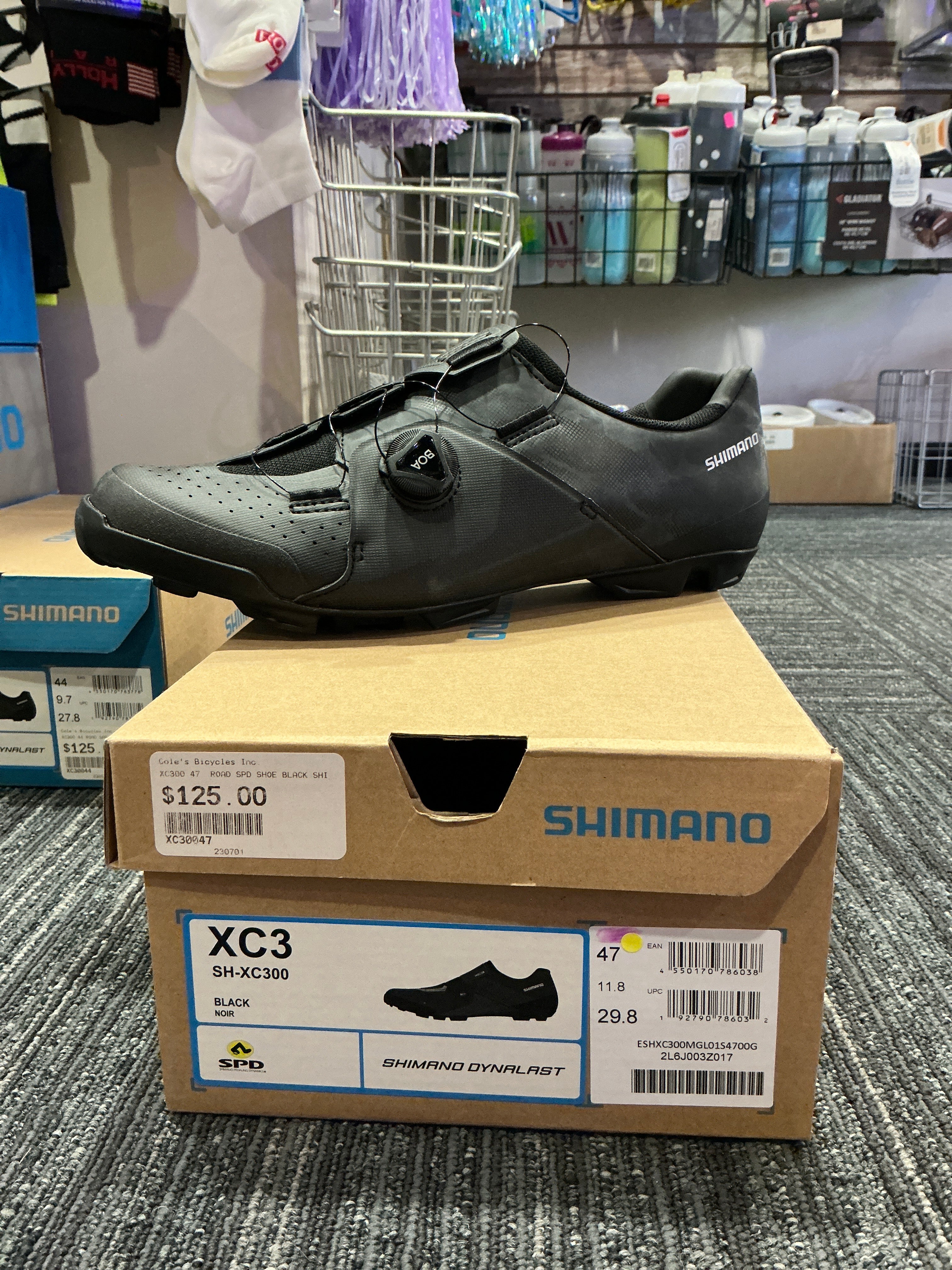 SHIMANO XC300 47 ROAD SPD SHOE BLACK