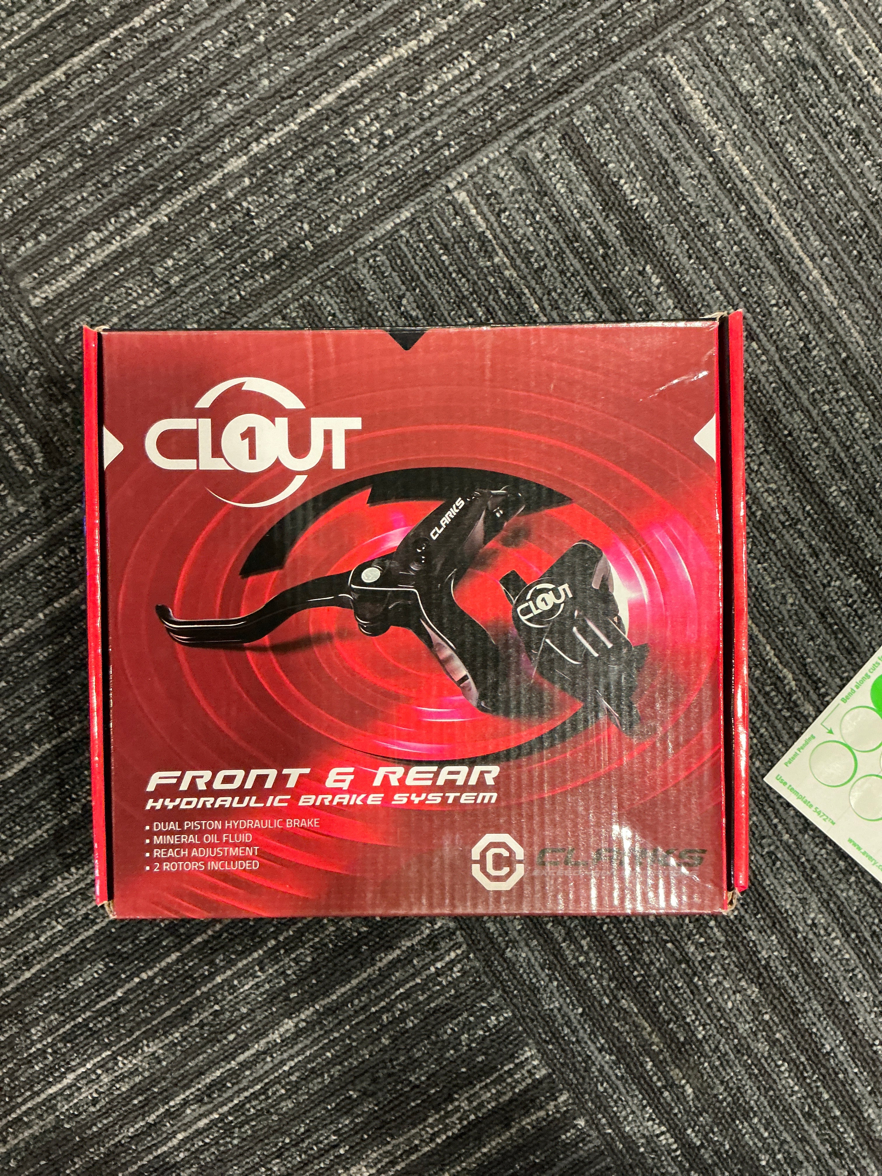 CLOUT FRONT AND REAR DICE BRAKE KIT