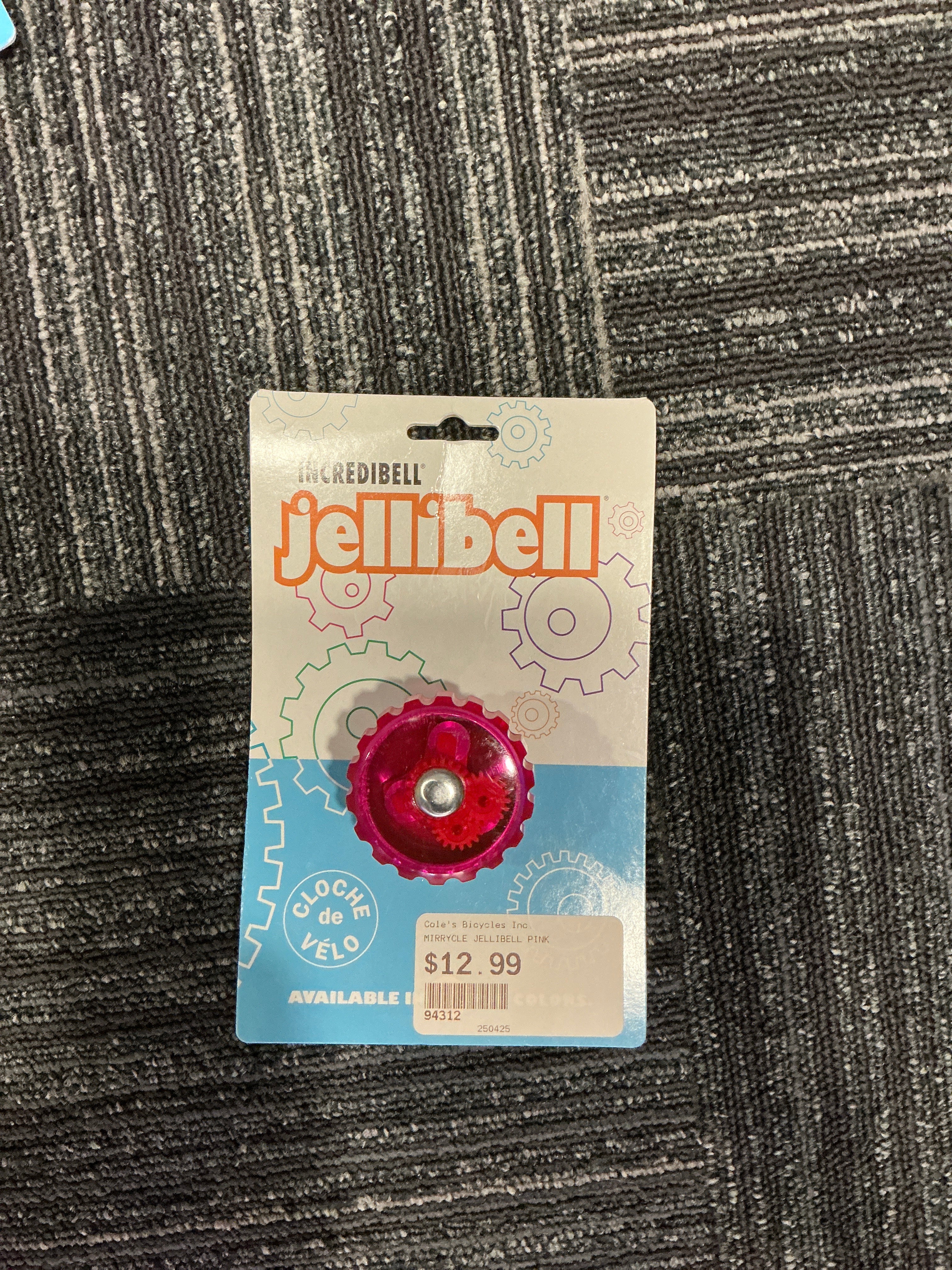 PINK JELLIBELL BICYCLE BELL