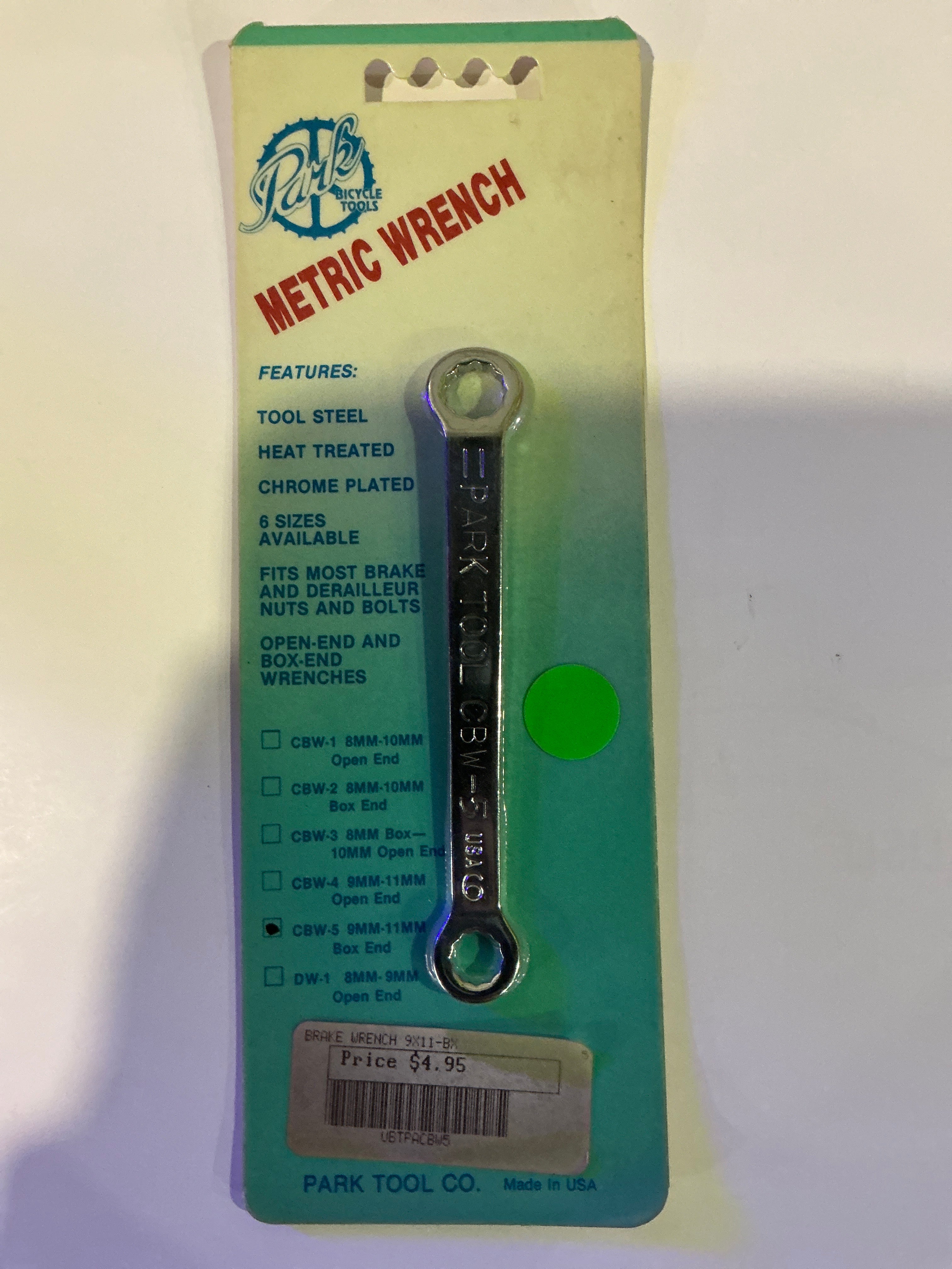 PARK TOOL METRIC WRENCH
