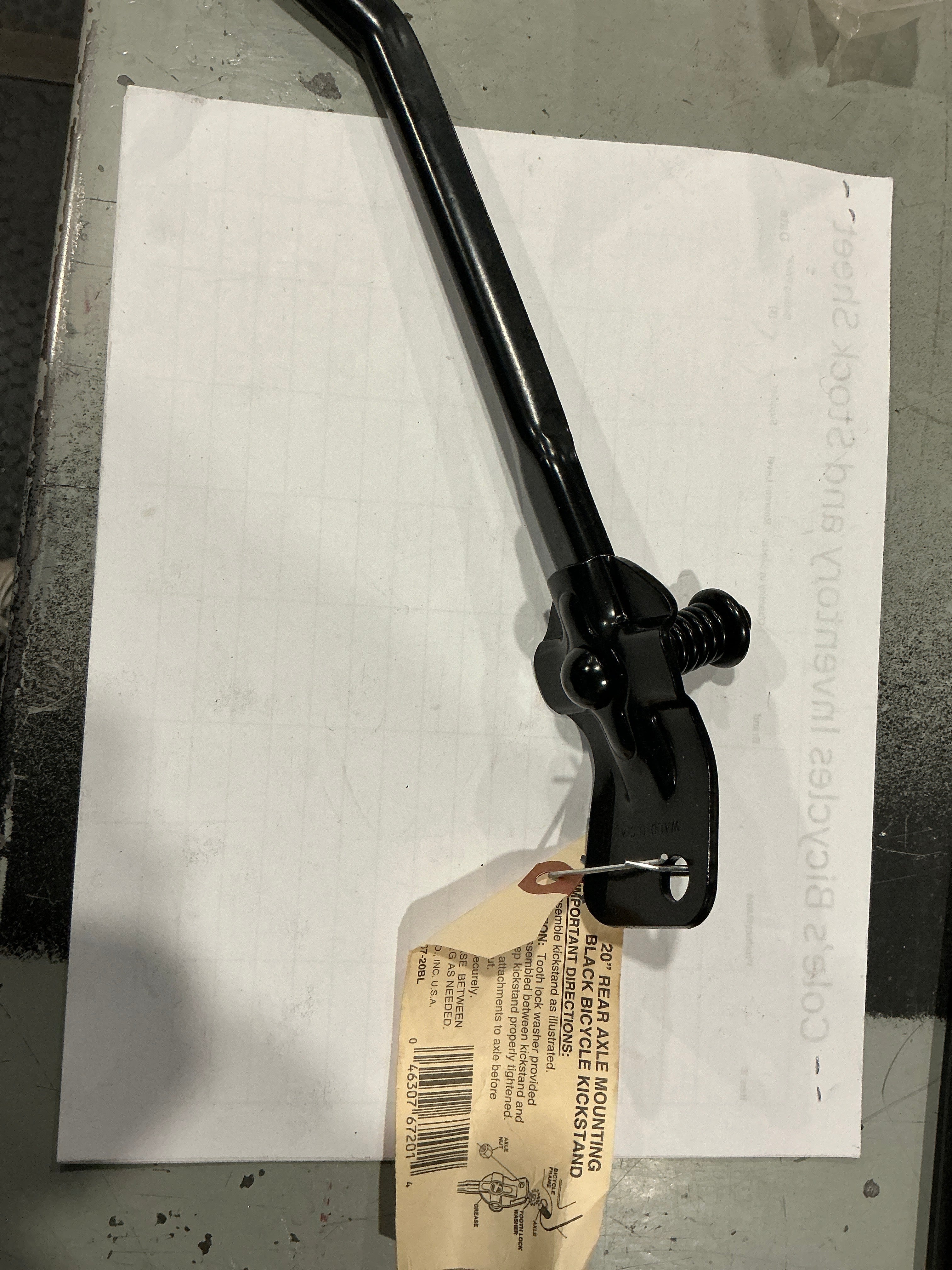 Kids 20” kickstand black