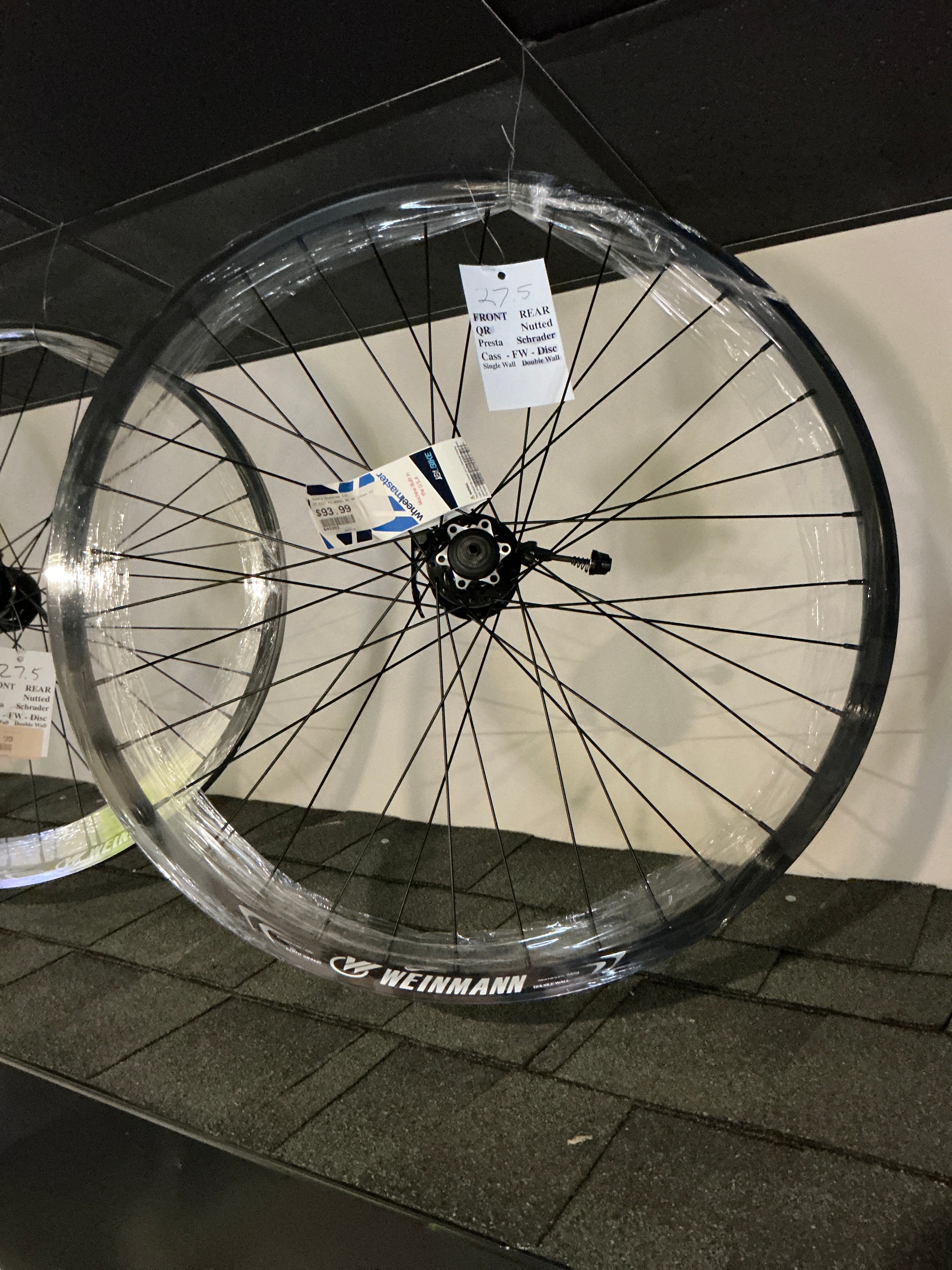 Wheelmaster 27.5x1.5 FT DW DB QR SV Rim