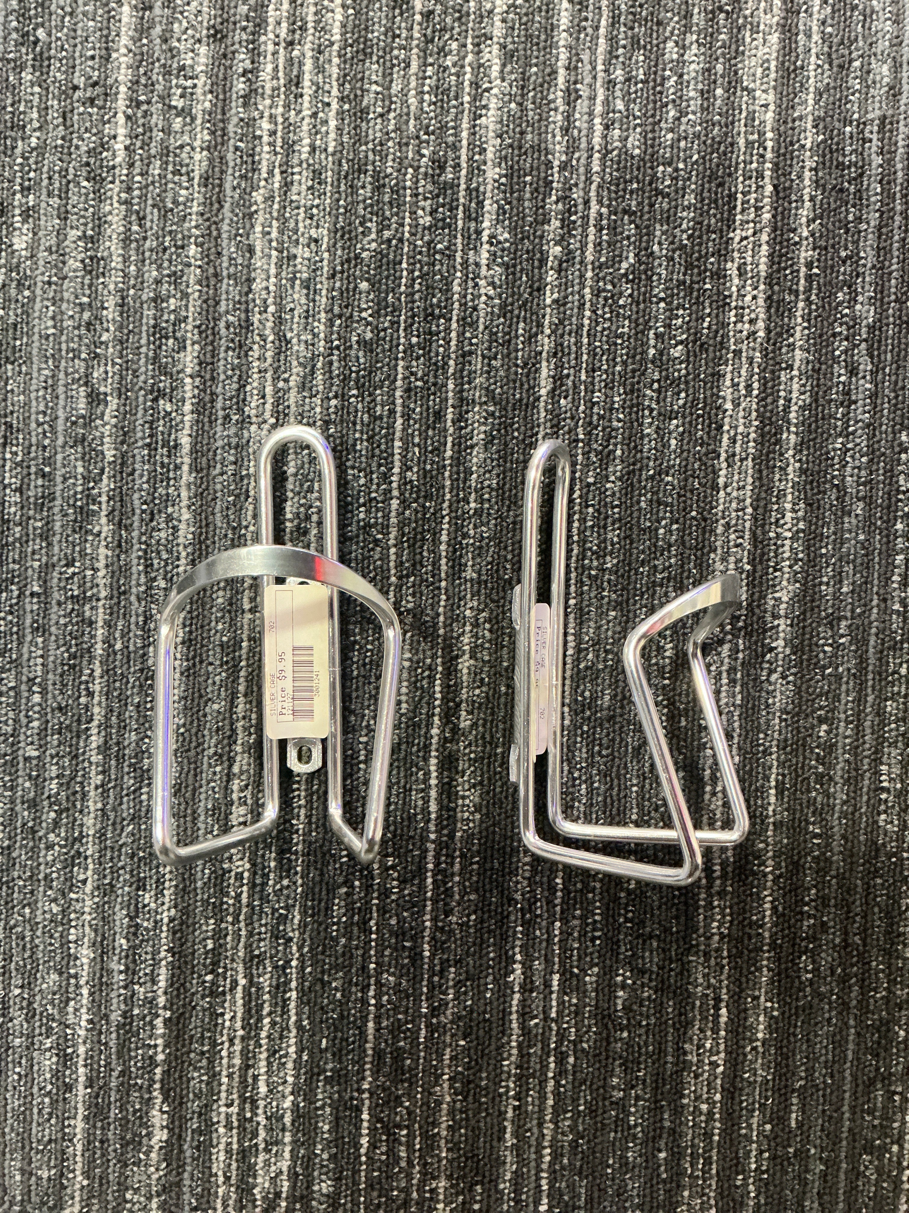 SILVER BOTTLE CAGE