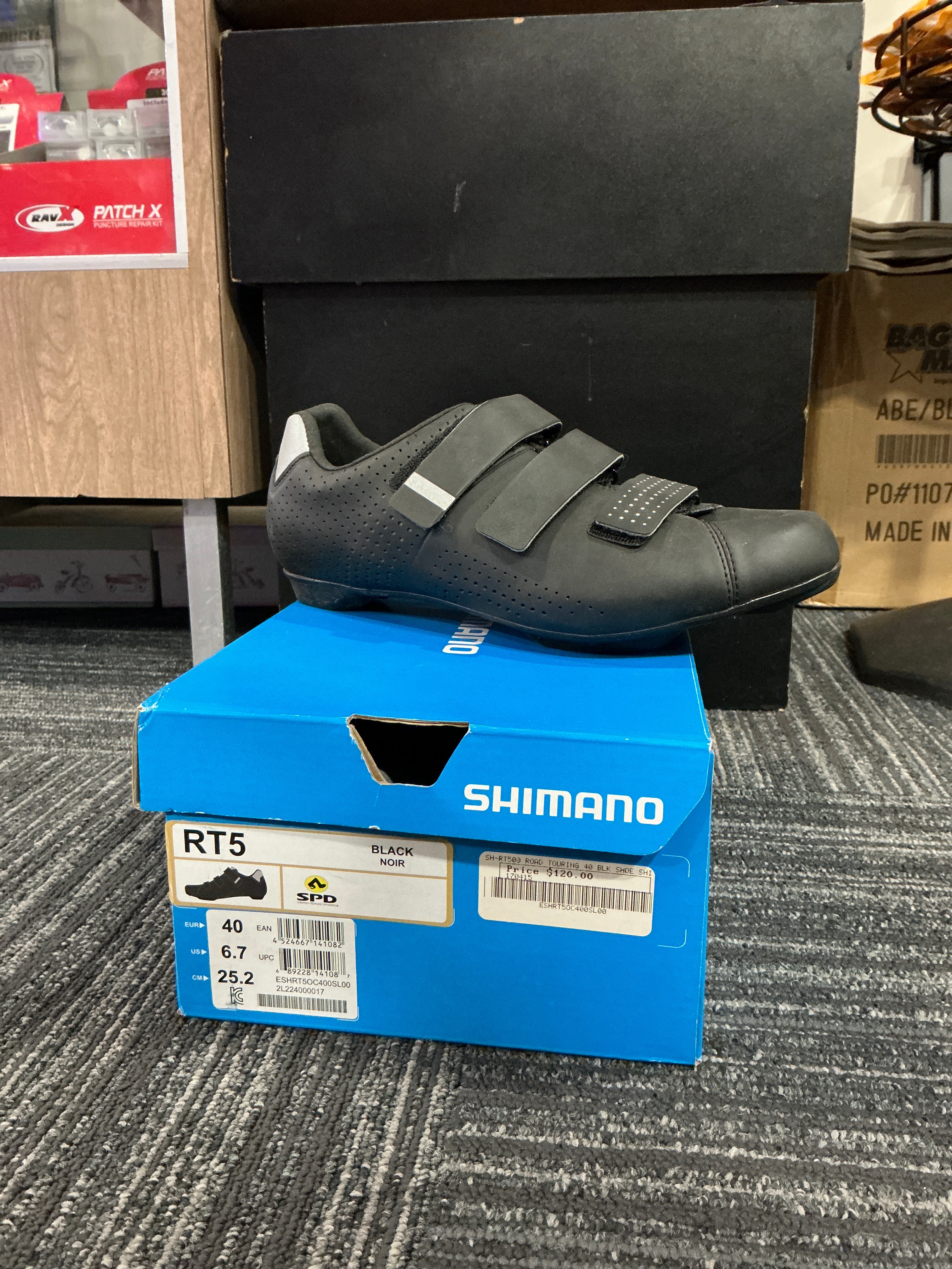 SHIMANO RT 5 BLACK WOMENS SHOES