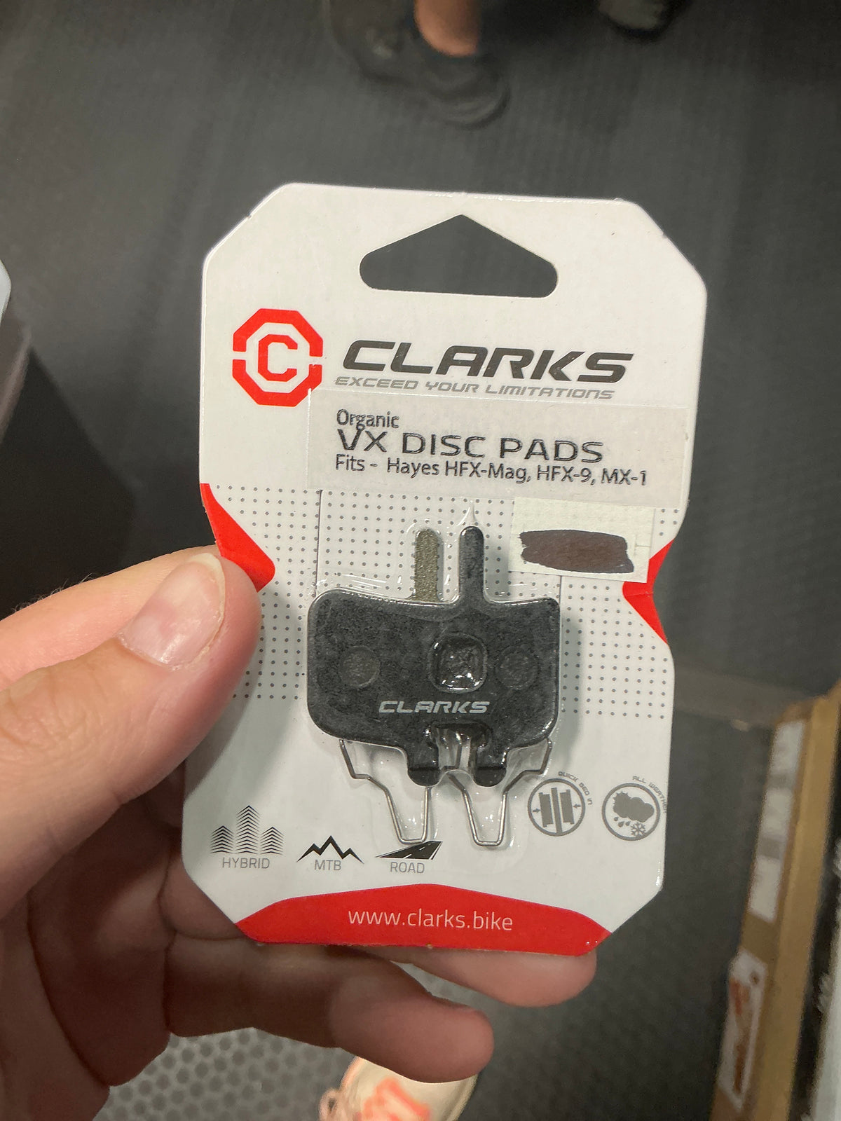 Clark’s VX Disc Pads