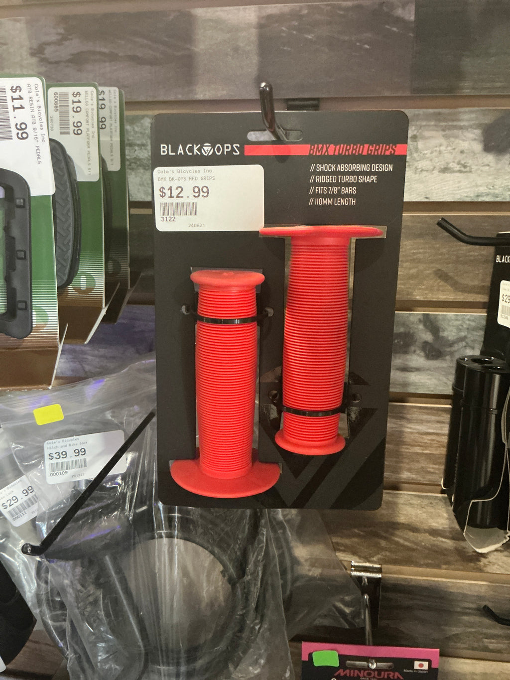 BMX BK-OPS RED GRIPS