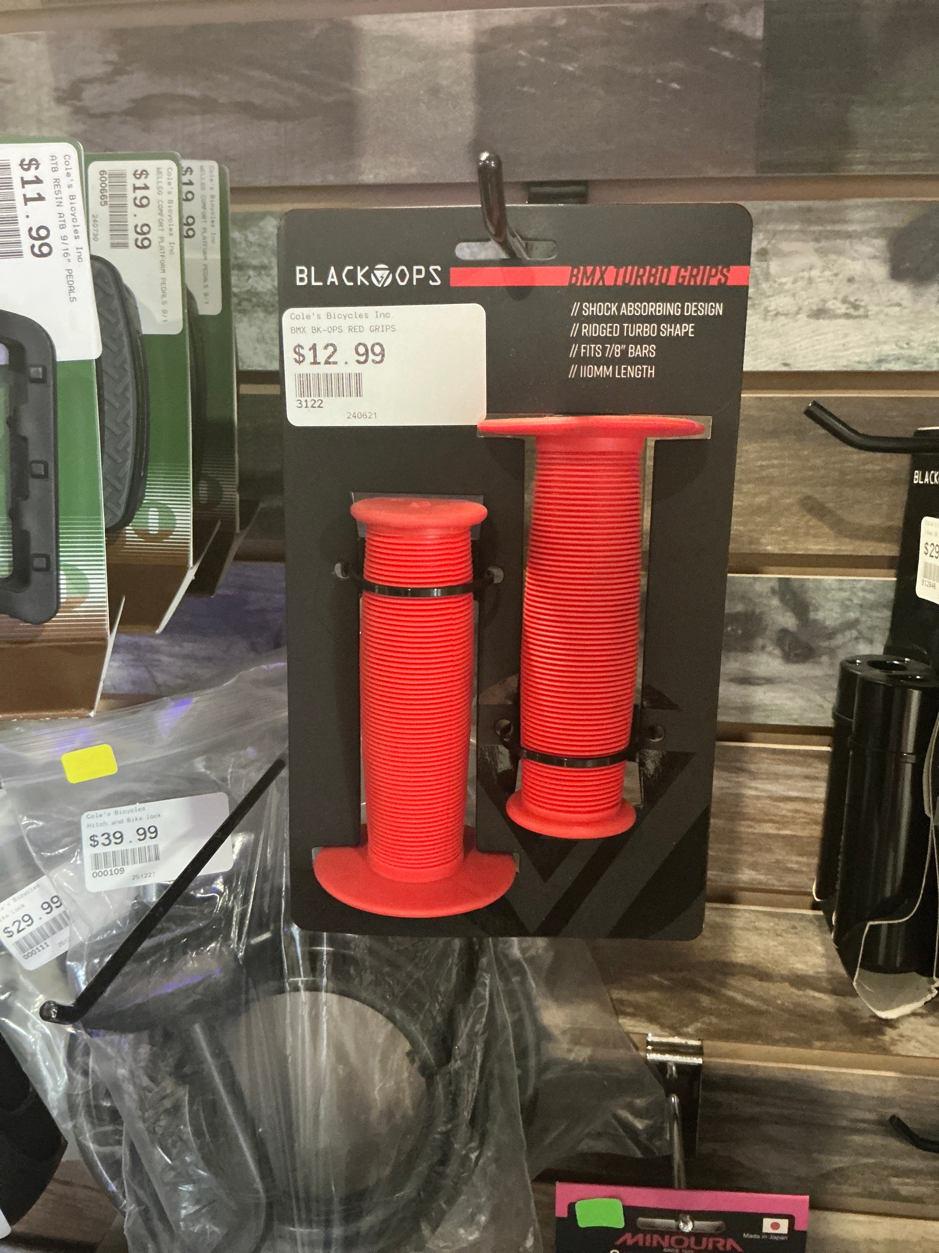 BMX BK-OPS RED GRIPS