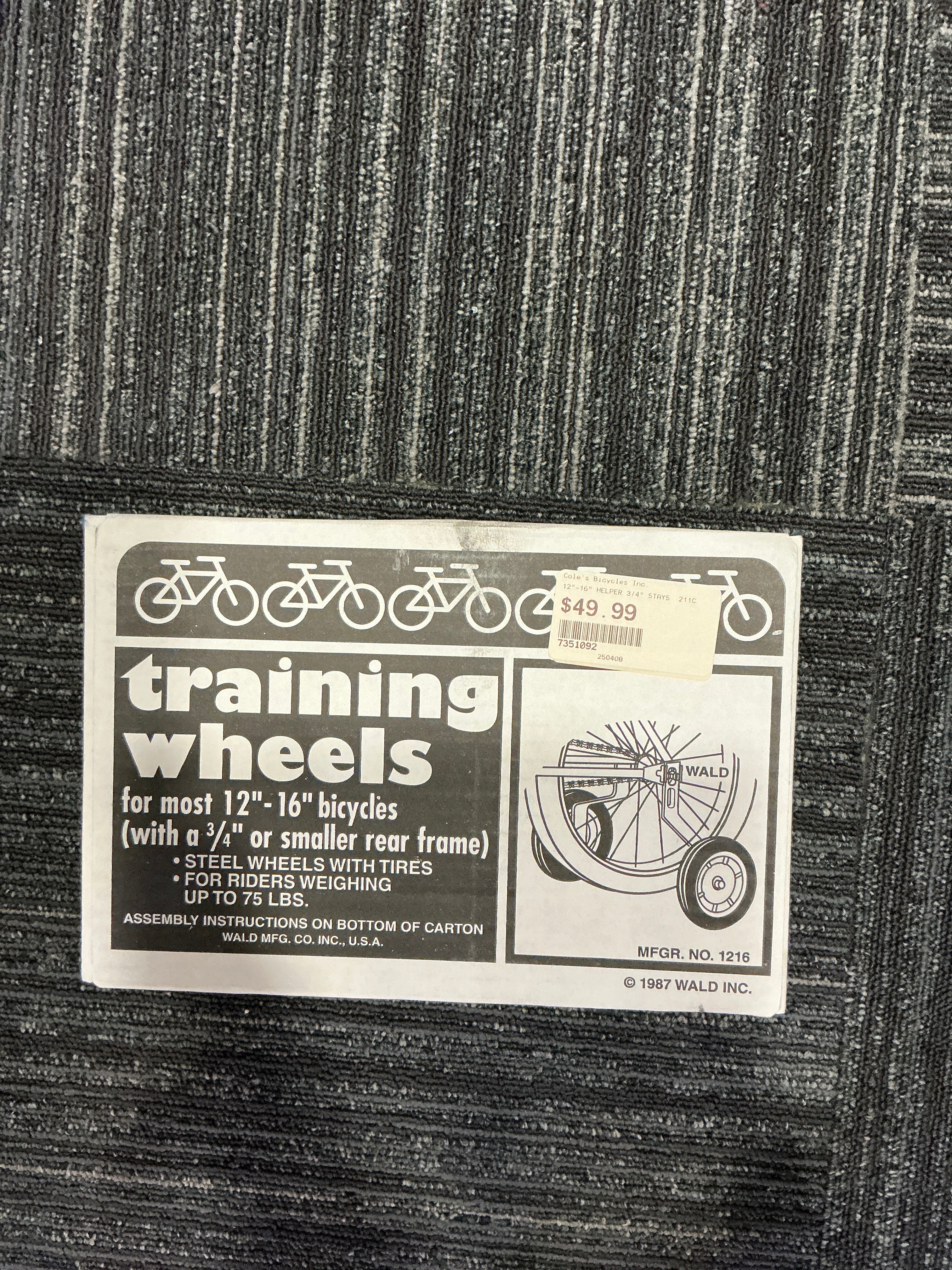 12”-16” HELPER WHEEL 3/4” STAYS 211C