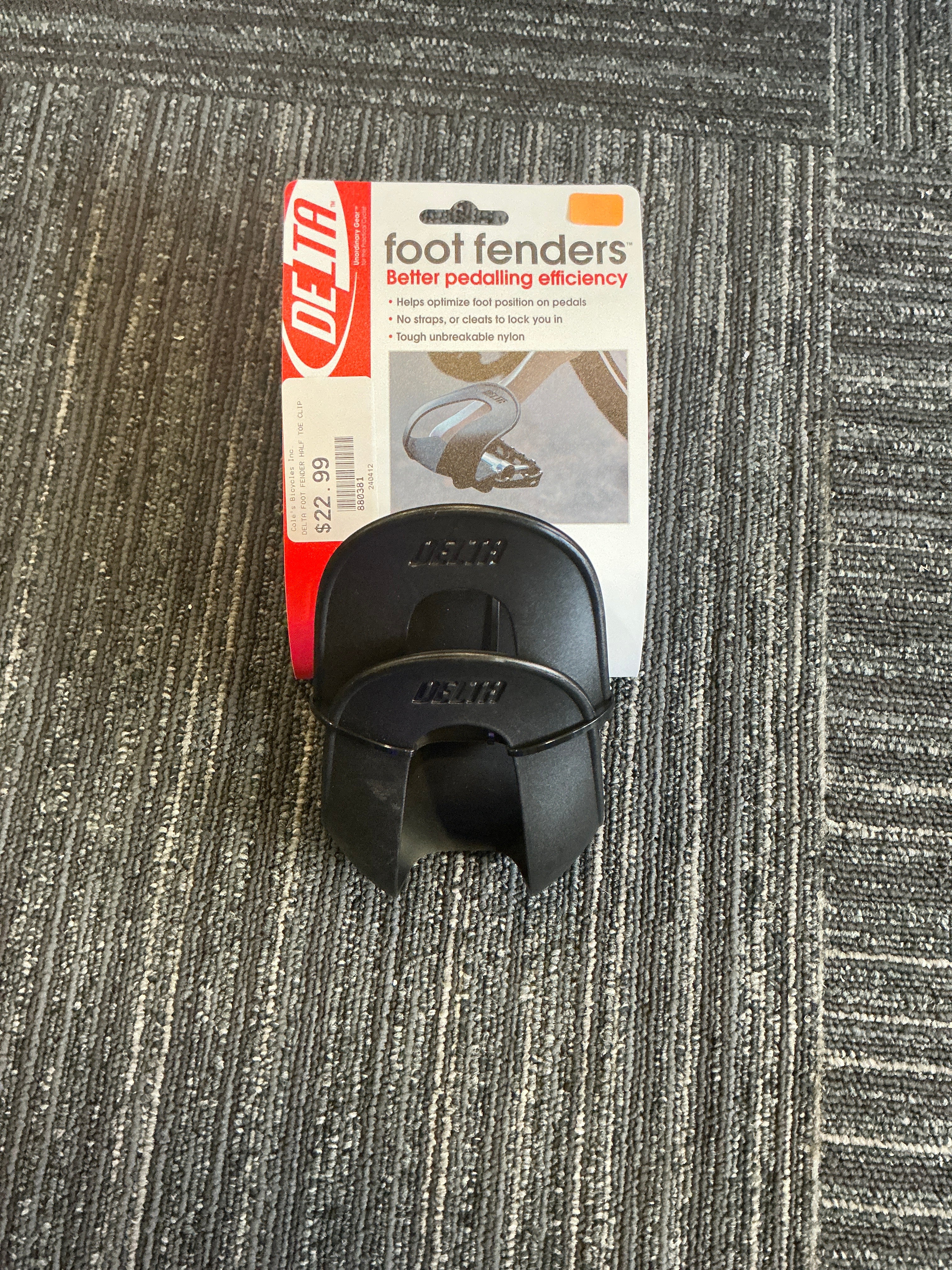 DELTA FOOT FENDER HALF TOE CLIP