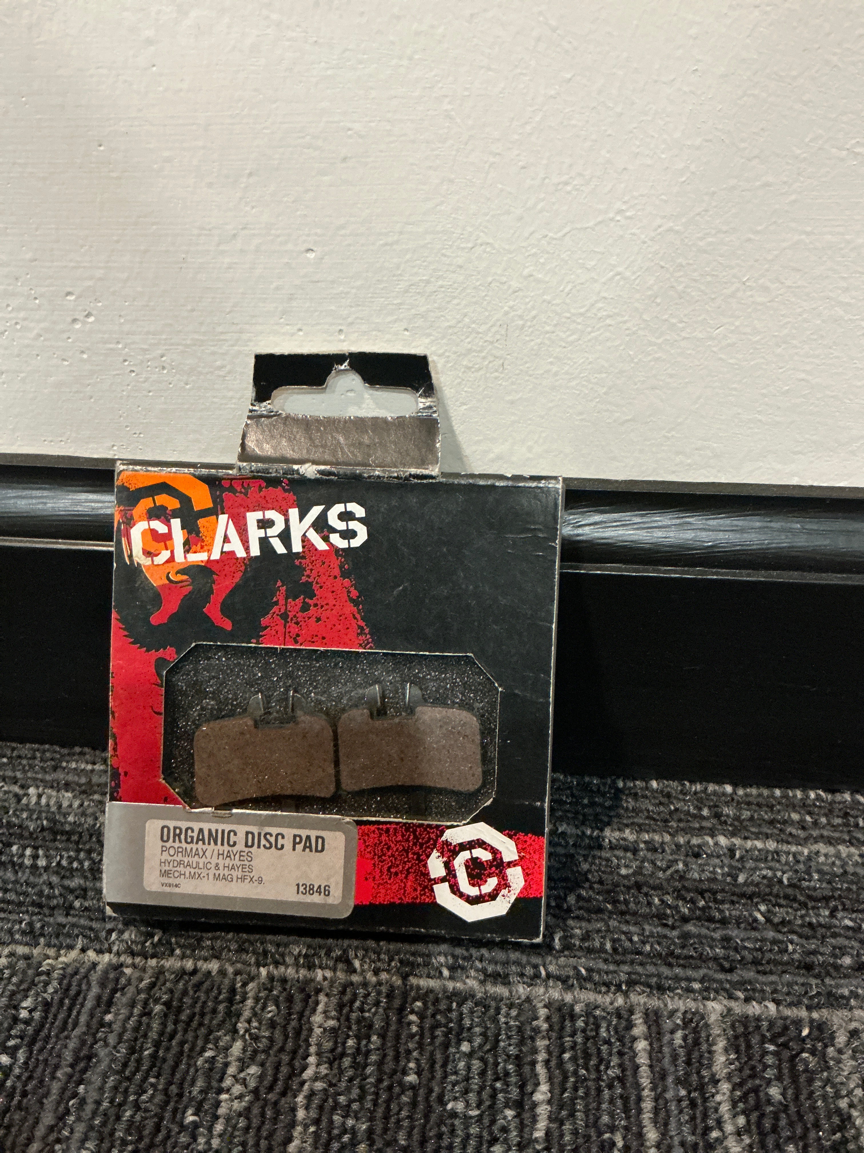 Clark’s organic disc pad