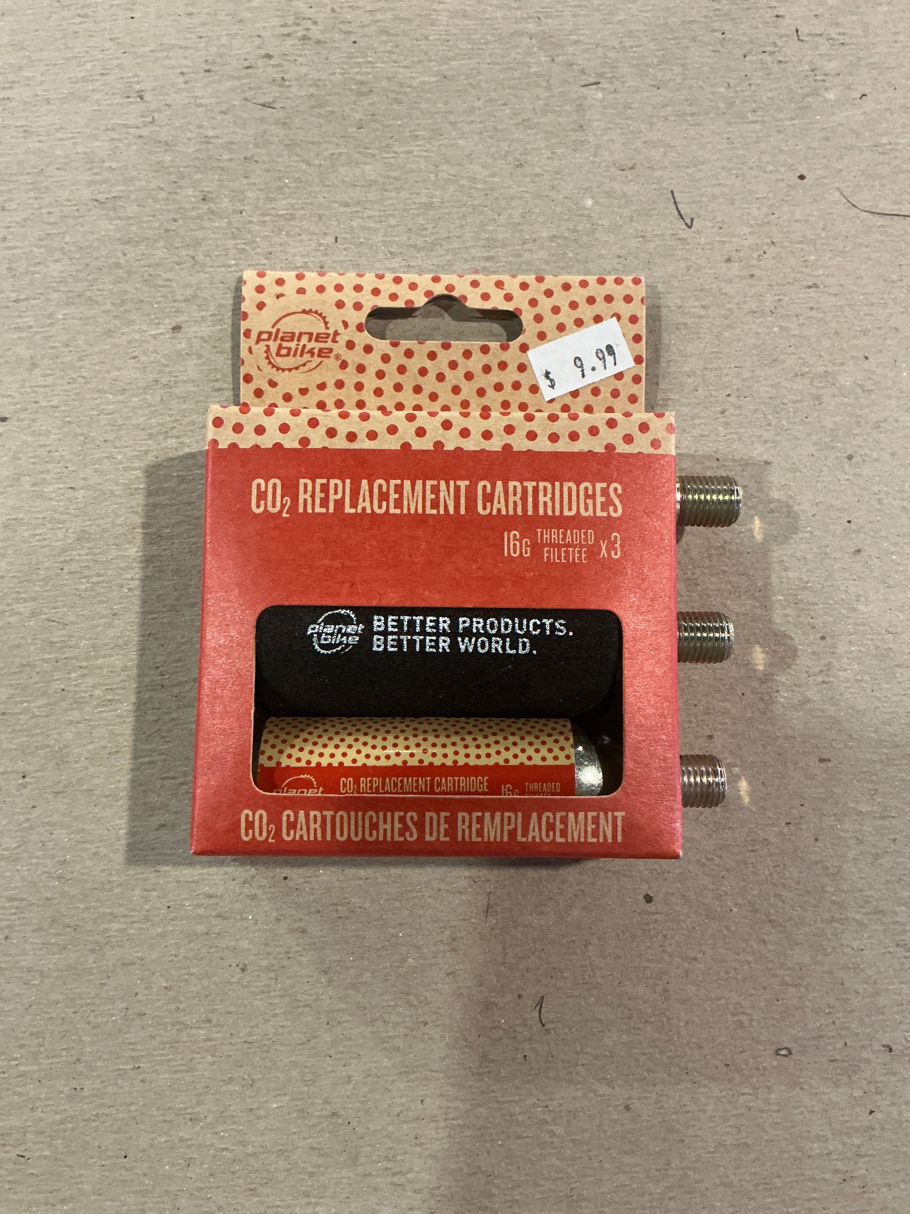 CO2 Refills - Planet Bike 3pk