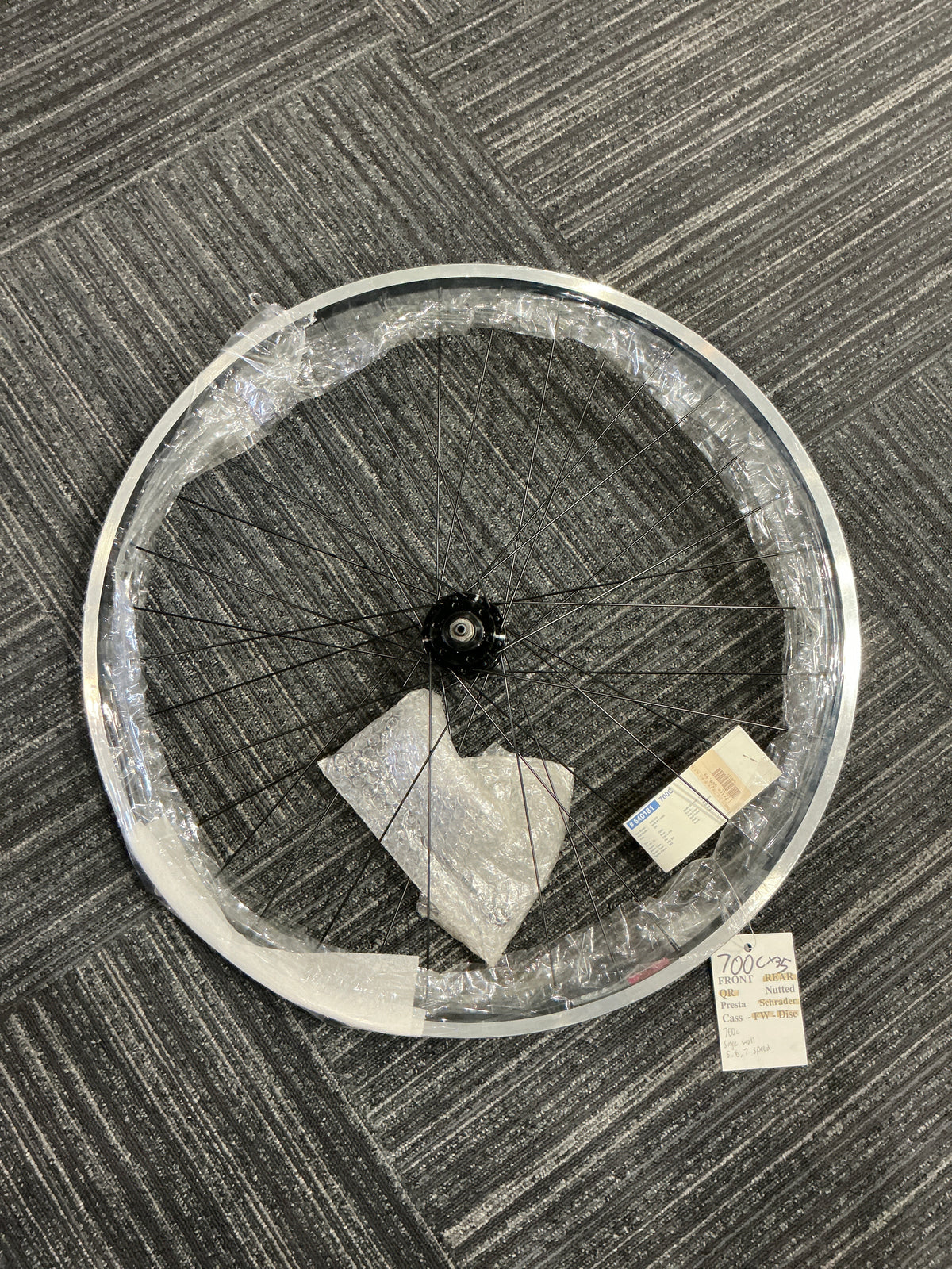 Wheelmaster 700x35c RR-FW-QR-DB-SW-SV Rim
