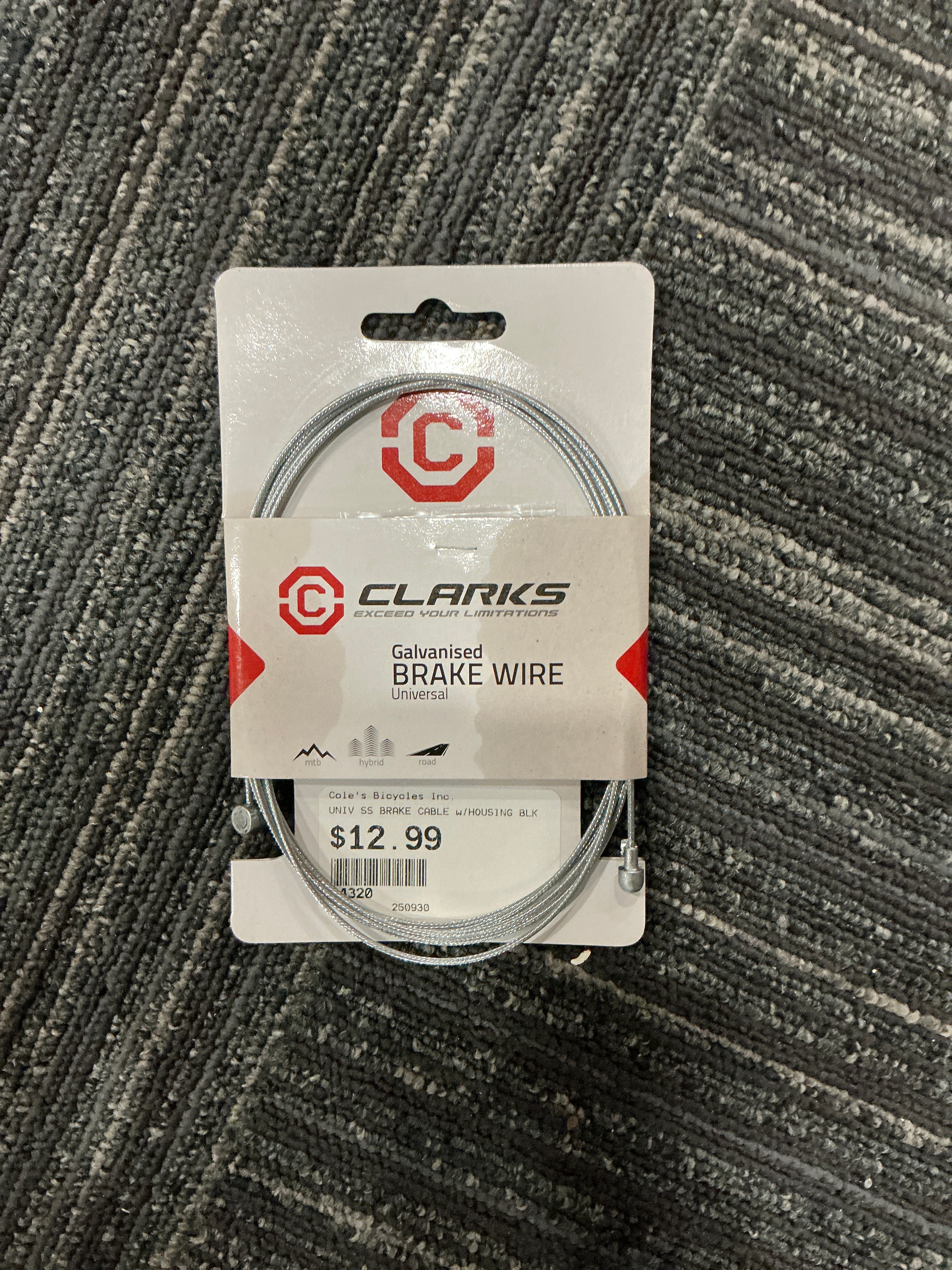 CLARKS GALVANIZED BRAKE WIRE