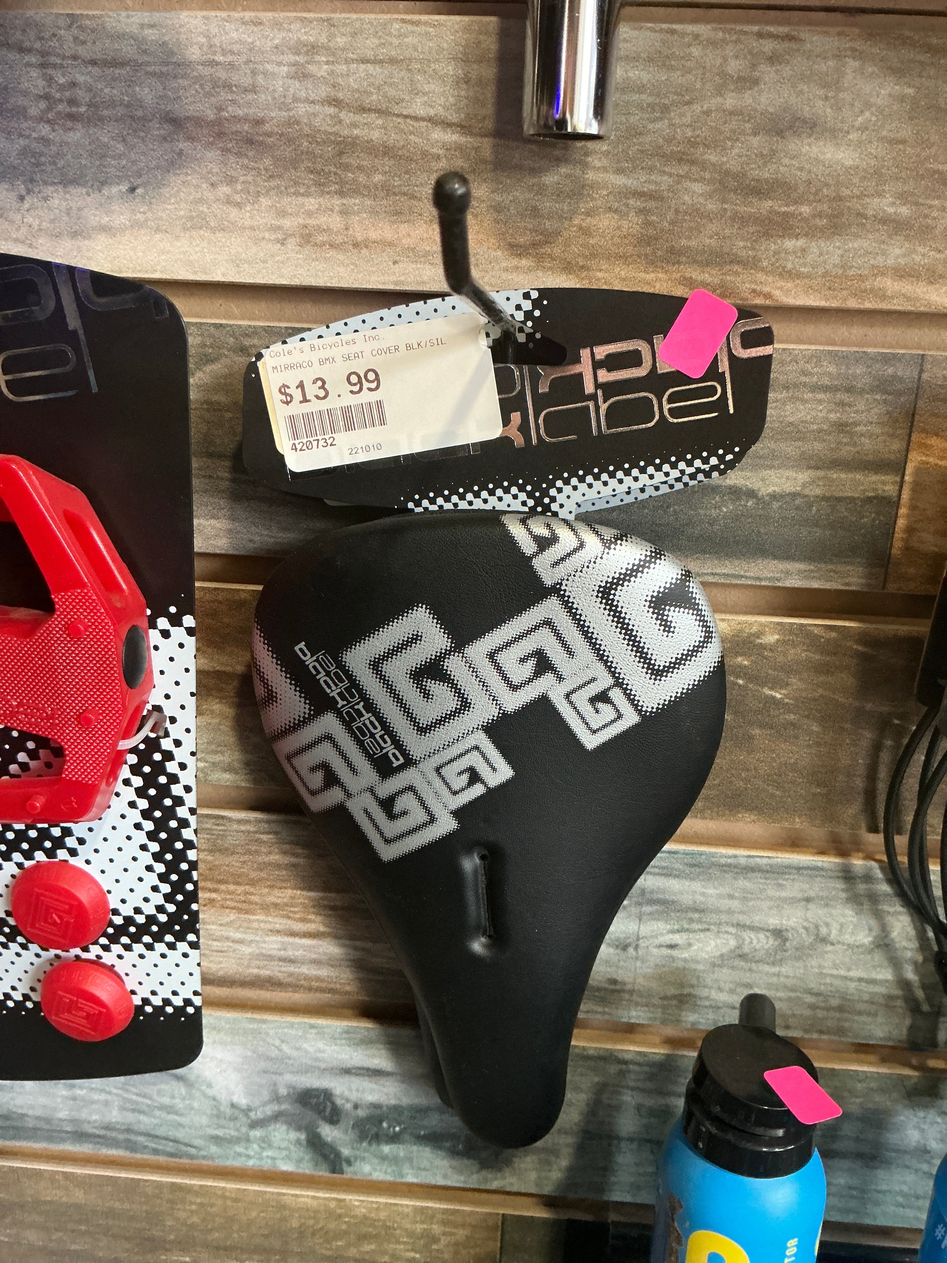 MIRRACO BMX SEAT COVER BLK/SIL