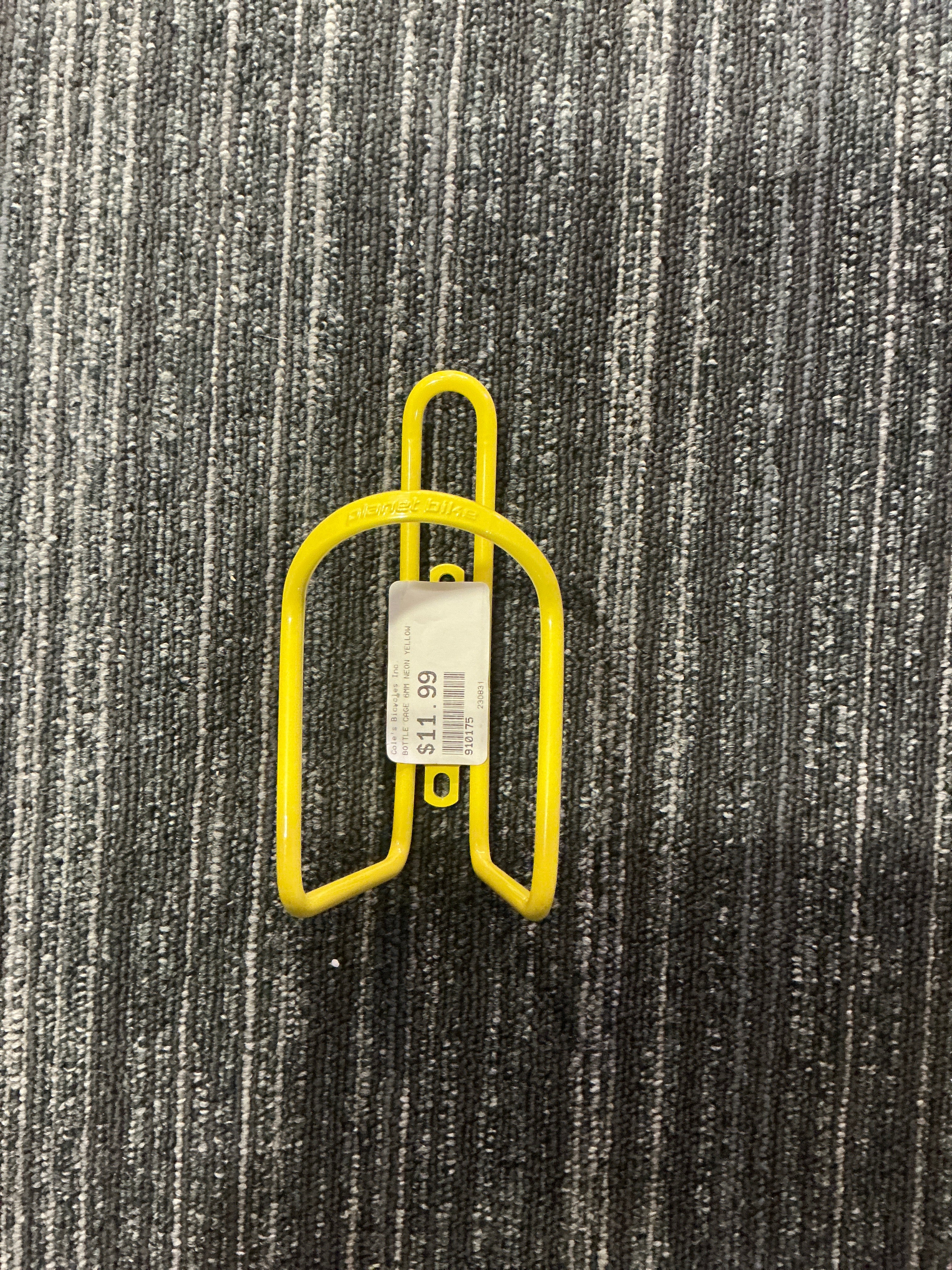 PLANET BIKE NEON YELLOW BOTTLE CAGE
