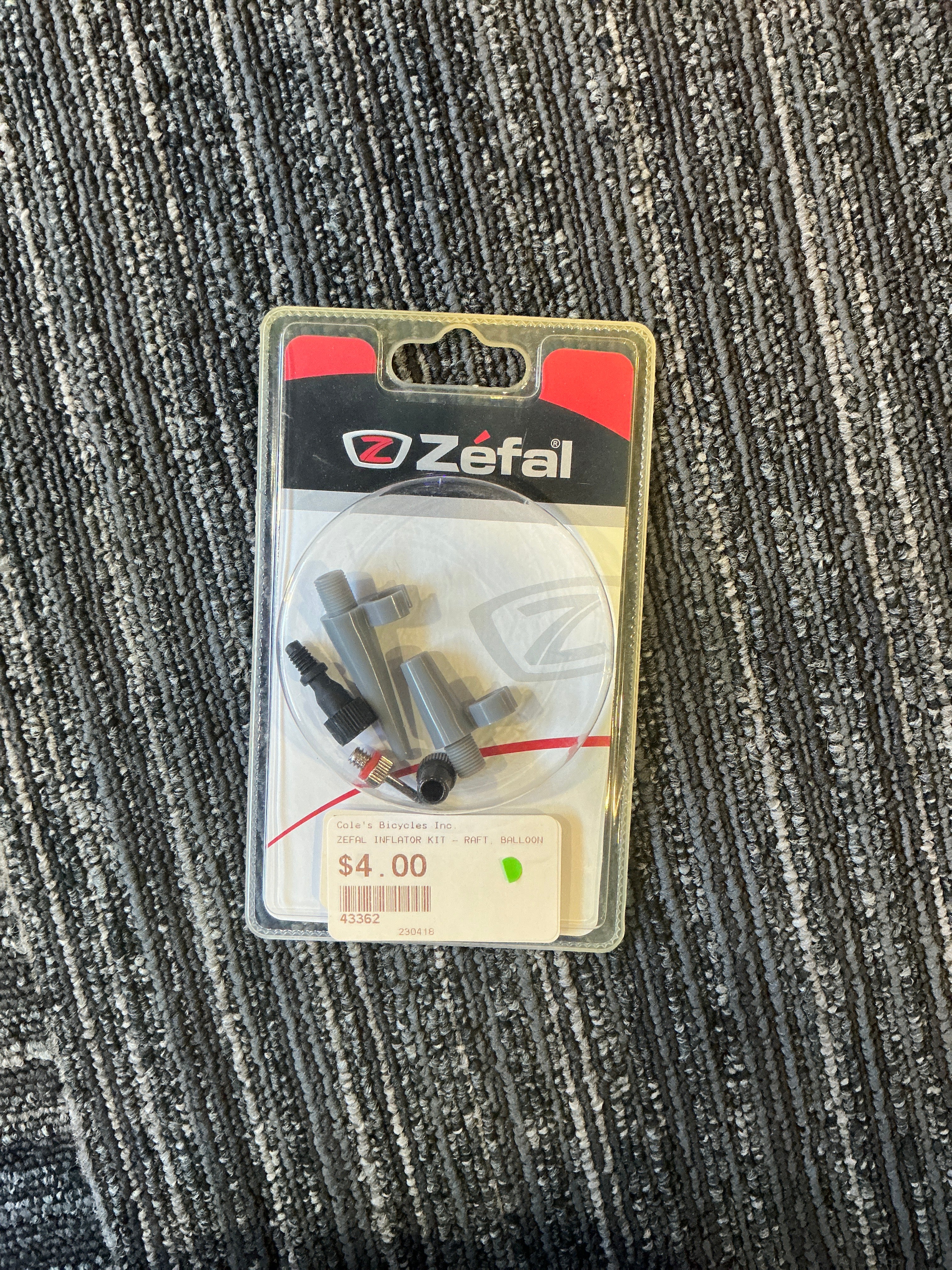 ZEFAL INFLATOR KIT RAFT BALLON